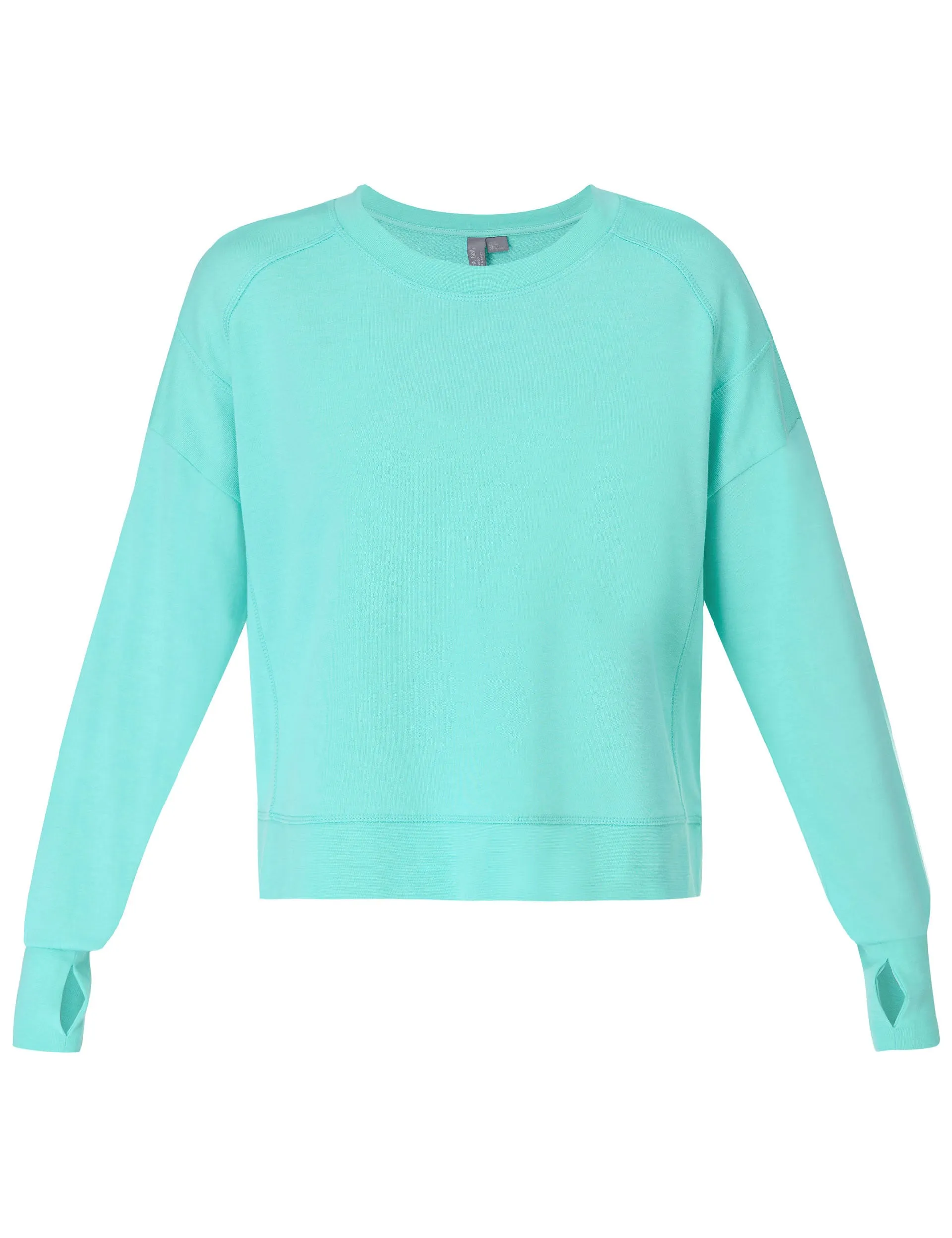 After Class Crop Sweatshirt - Sea Spray Blue