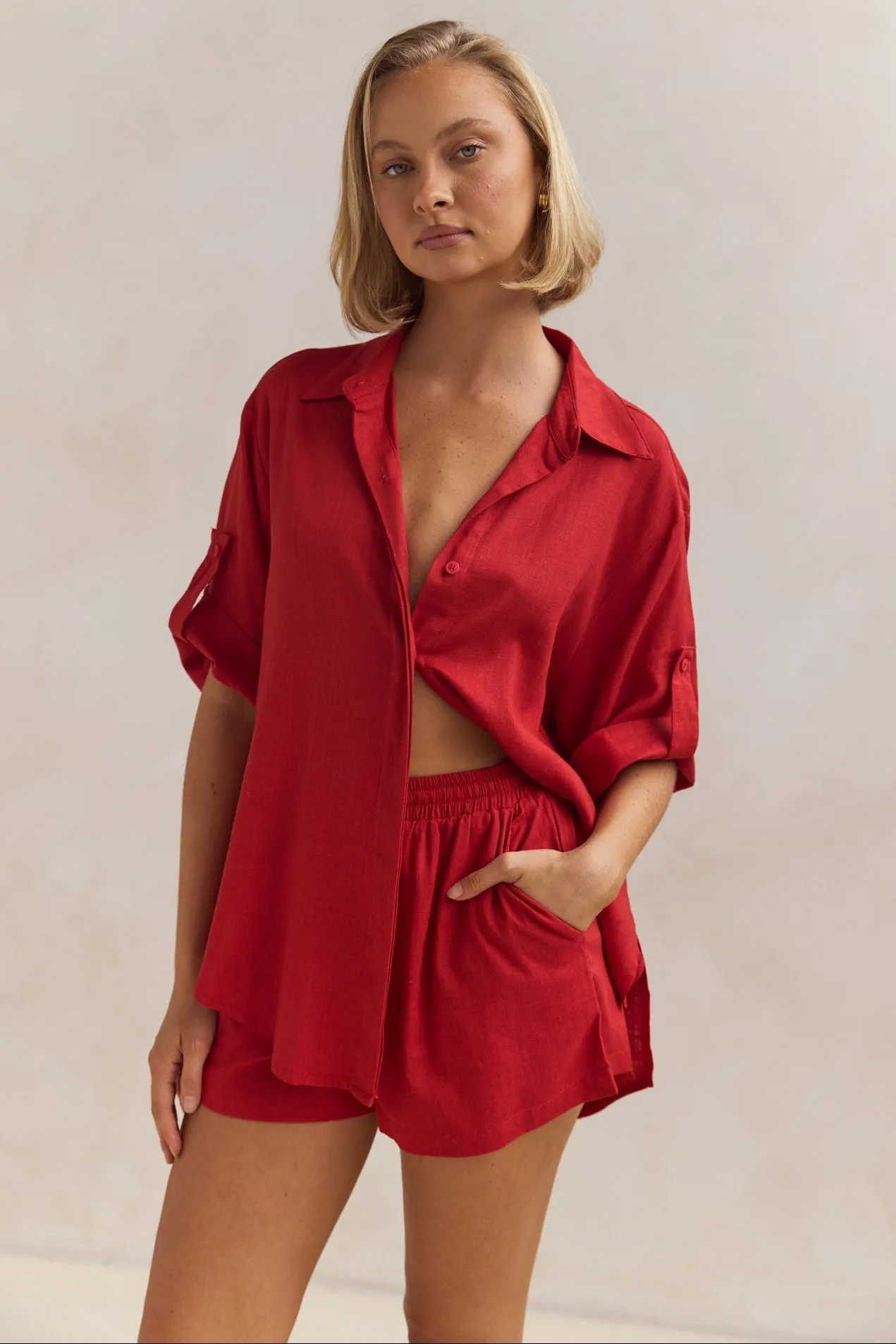 Alani Shirt (Red)
