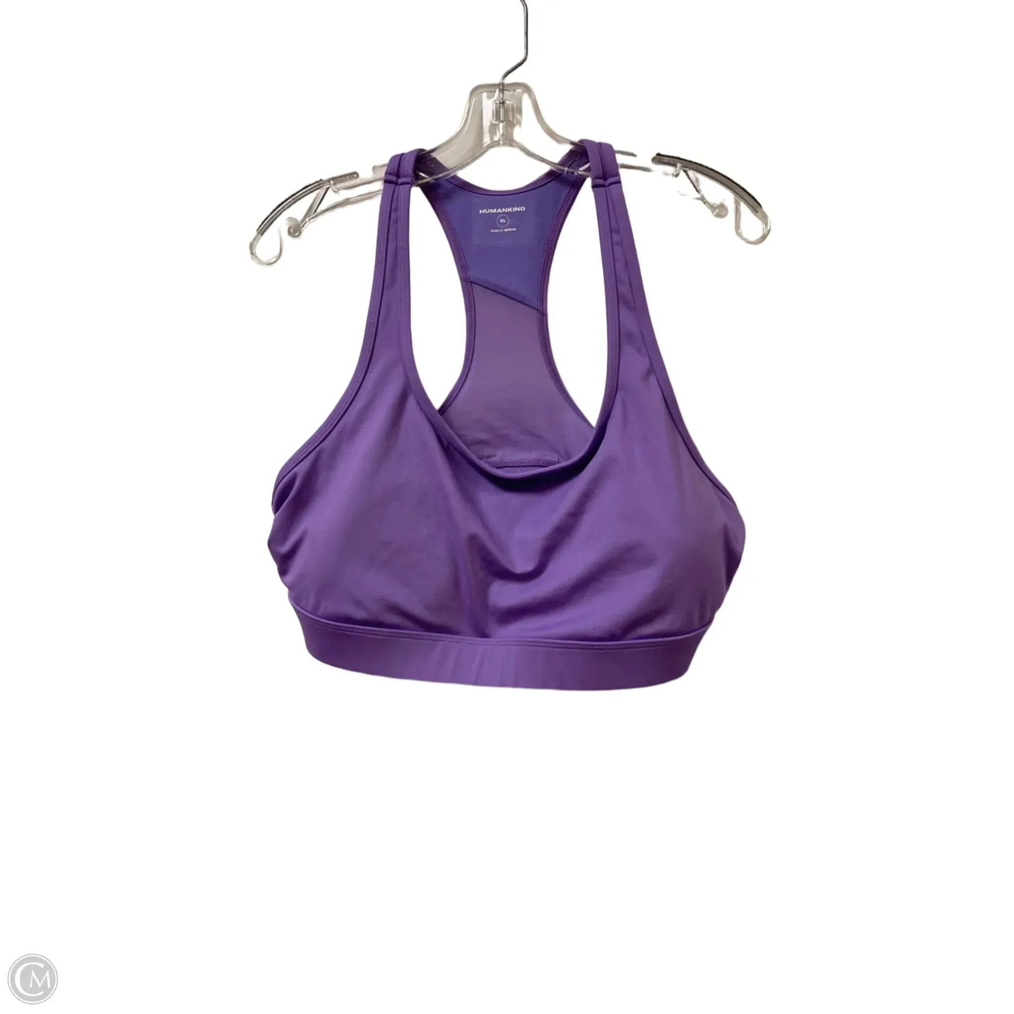 Athletic Bra By Clothes Mentor In Purple, Size: Xl