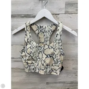 Athletic Bra By Clothes Mentor In Tan, Size: L