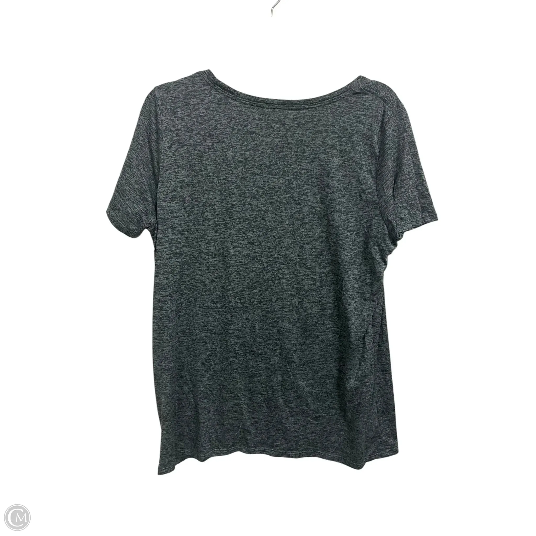 Athletic Top Short Sleeve By Nike Apparel In Grey, Size: Xl