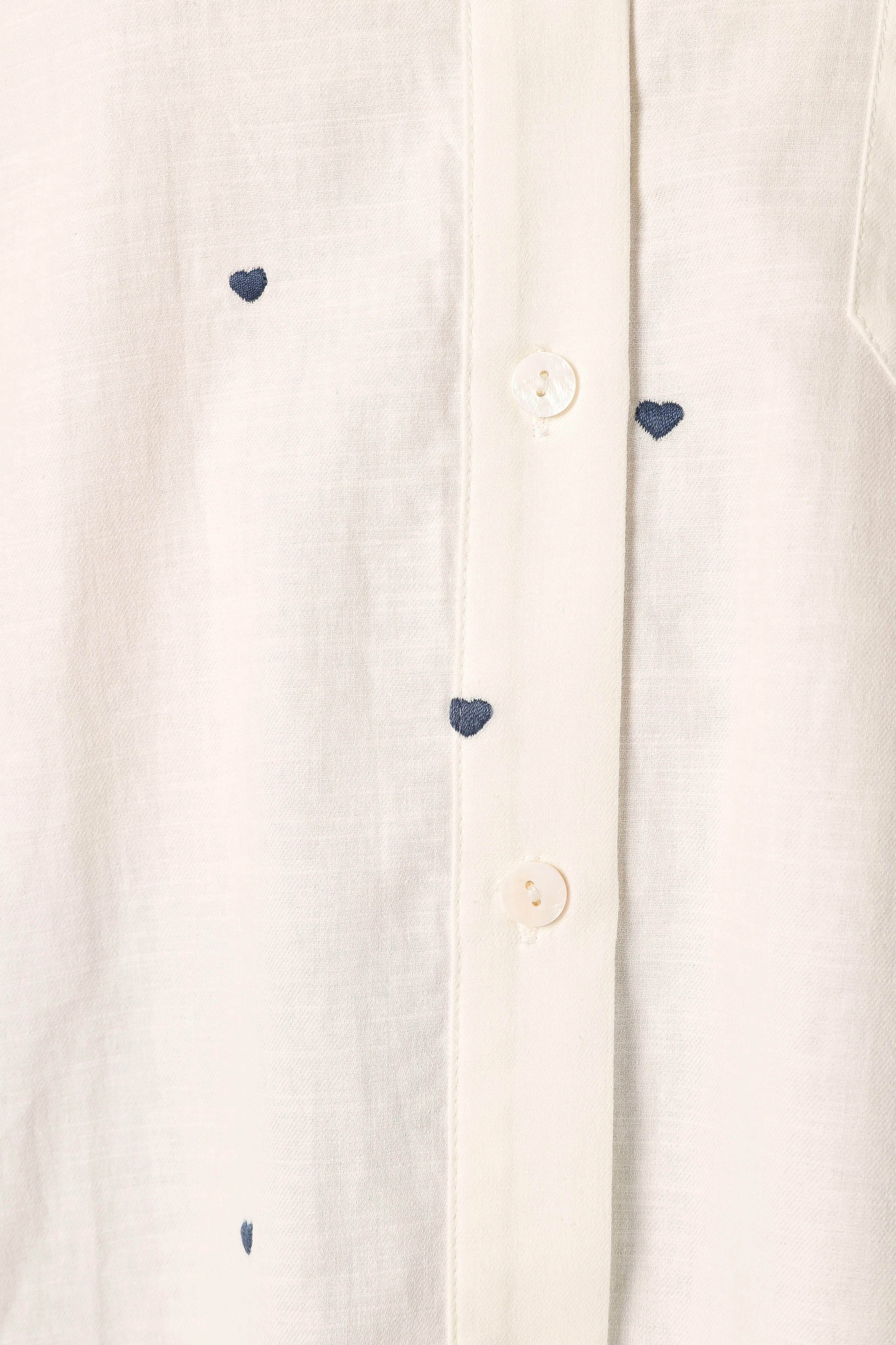 Avah Button Down Top - White