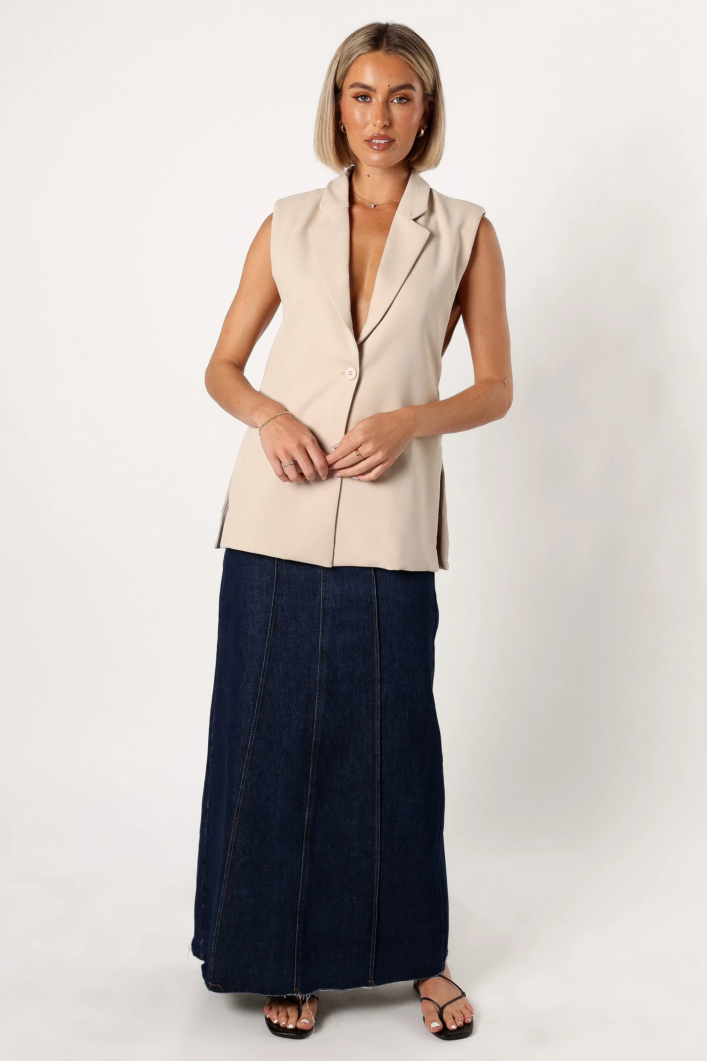 Beck Vest - Light Beige