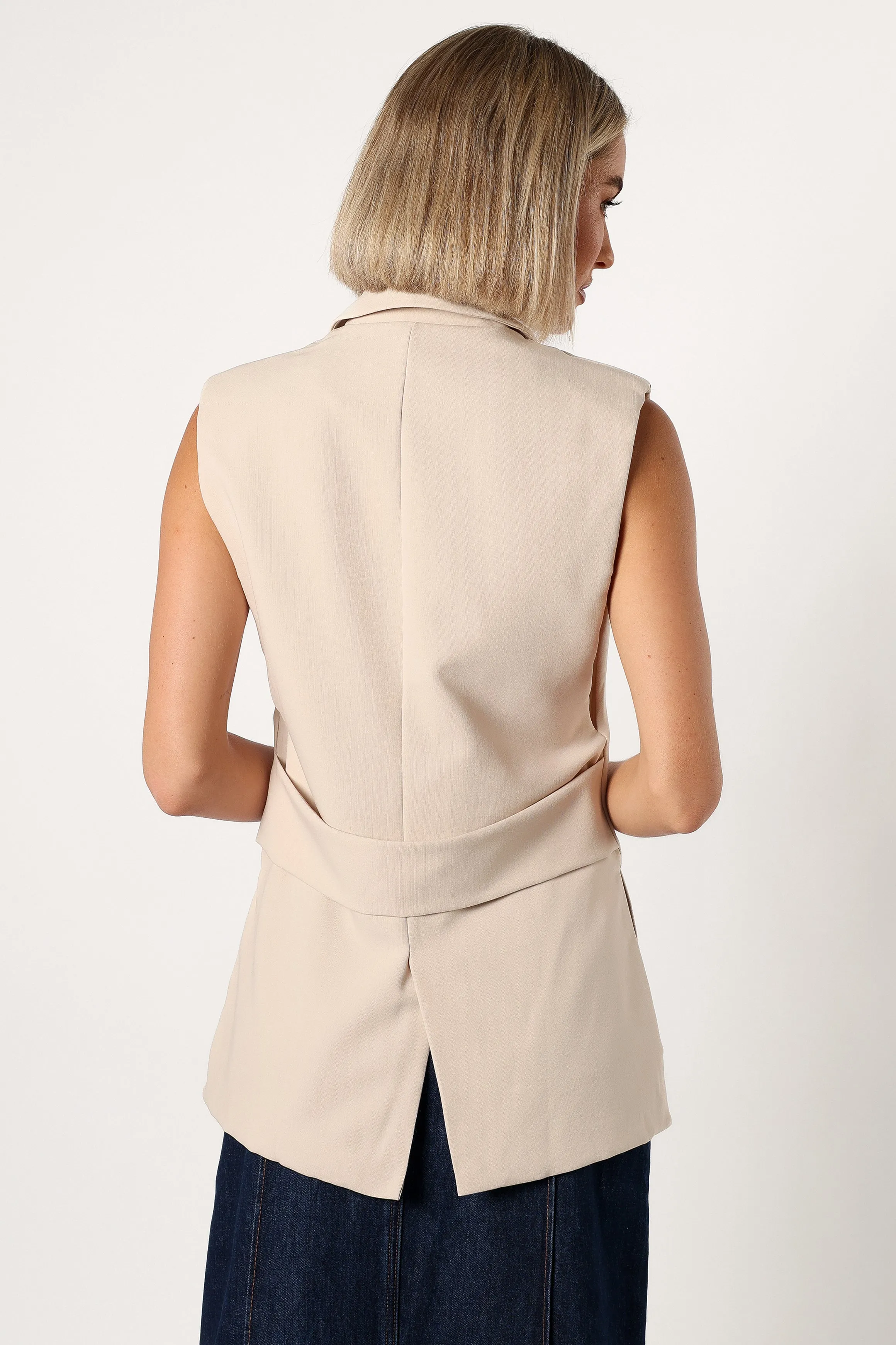Beck Vest - Light Beige