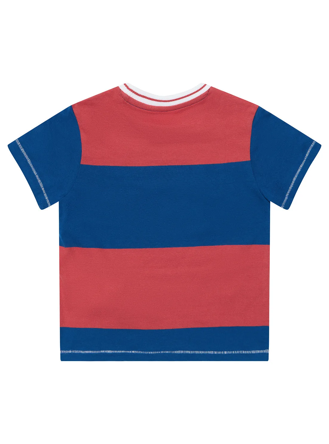 Blue and Red Short Sleeve T-Shirt (2-7)