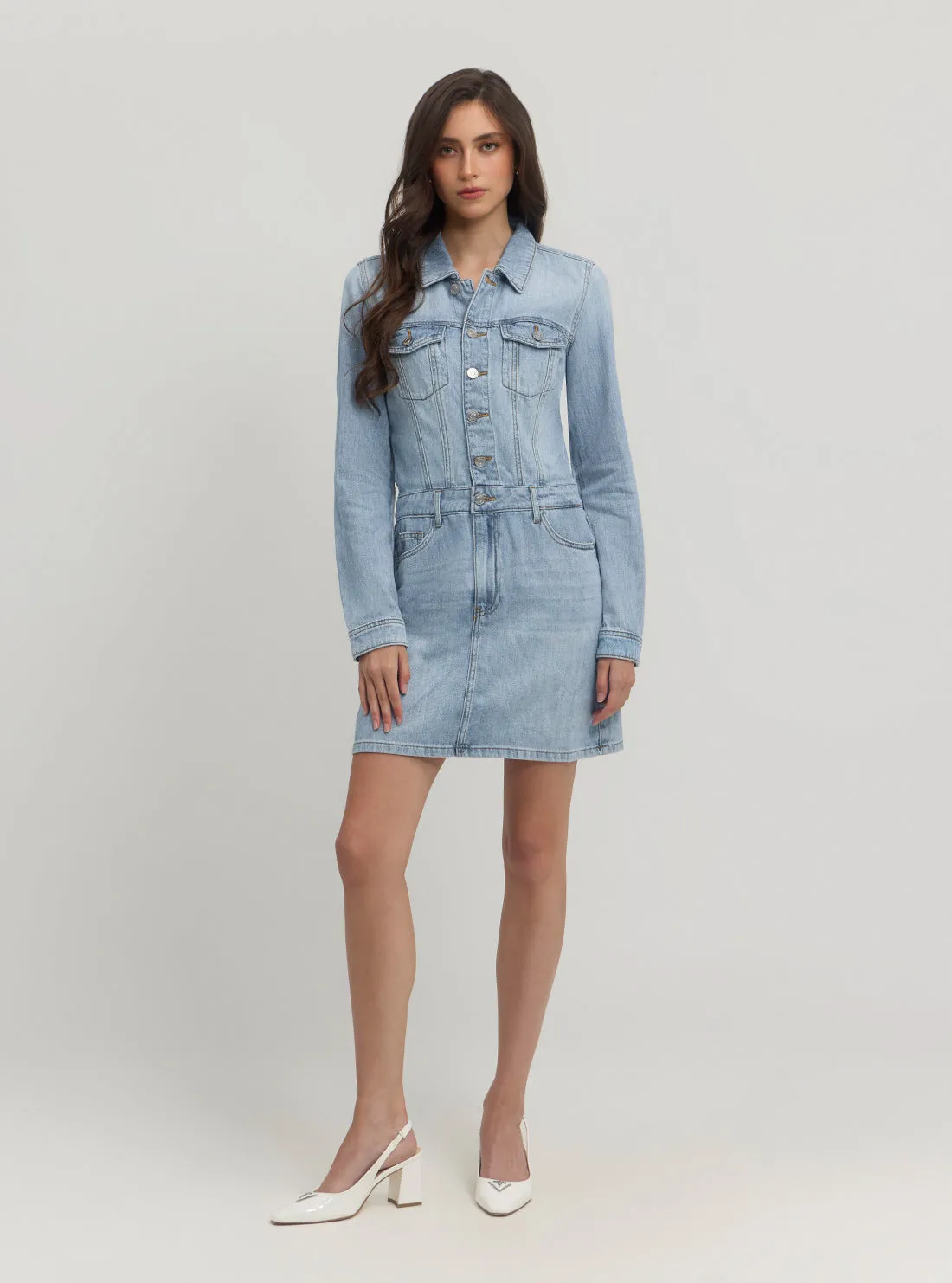 Blue Denim Kenia Mini Dress