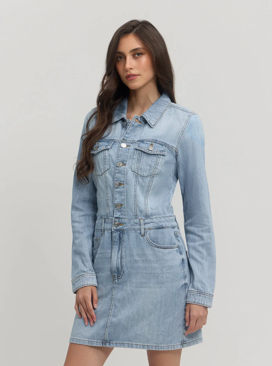 Blue Denim Kenia Mini Dress
