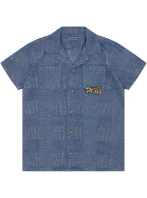 Blue Indigo Dobby Shirt (2-7)