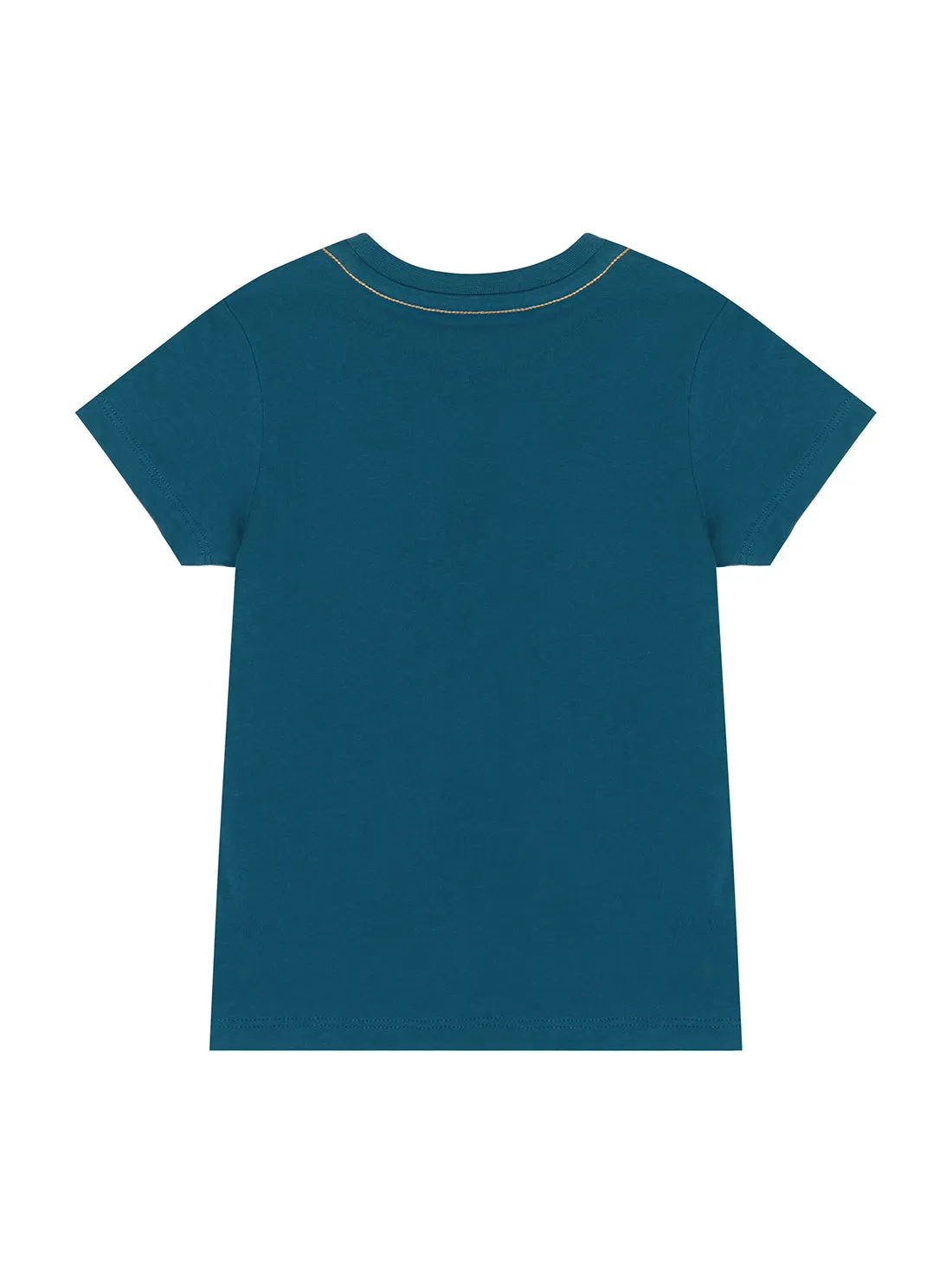 Blue Short Sleeve Triangle Logo Tee (2-7)