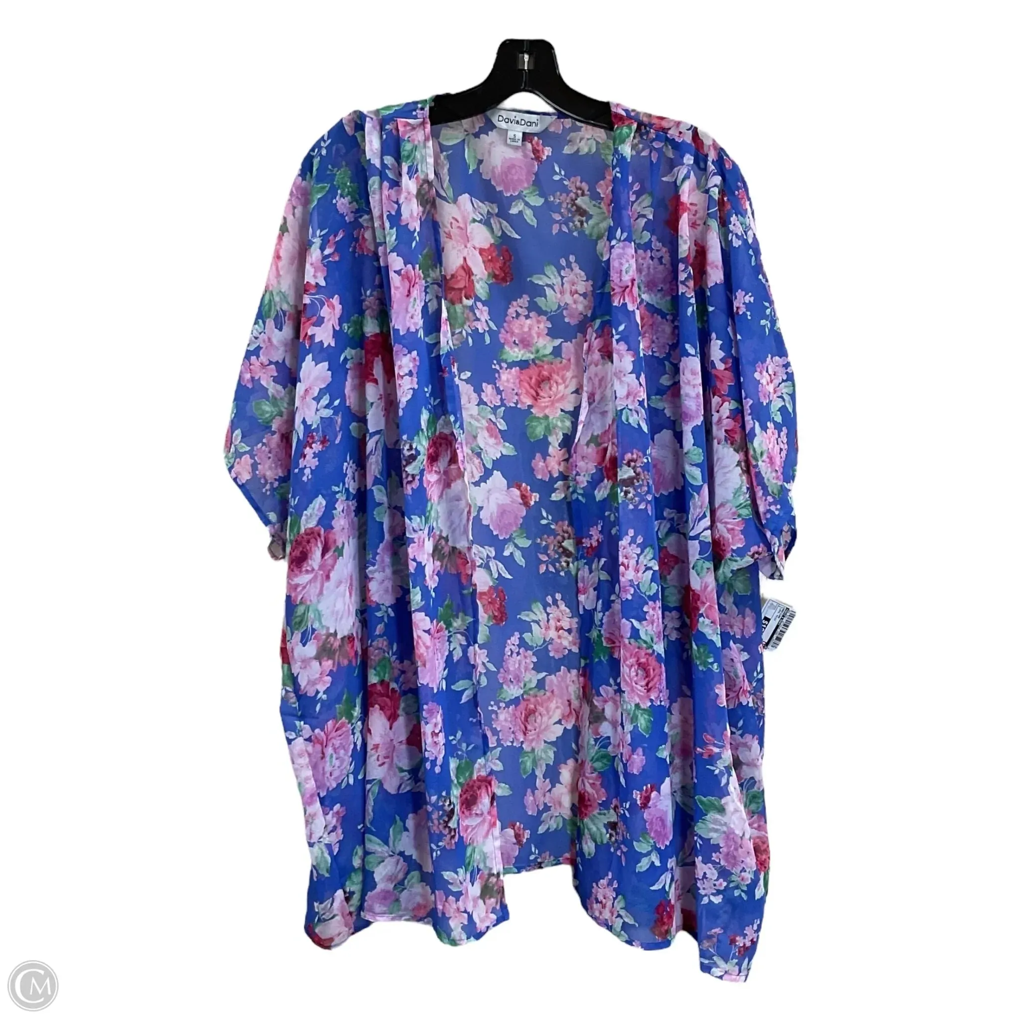 Cardigan By Davi & Dani In Floral Print, Size: S