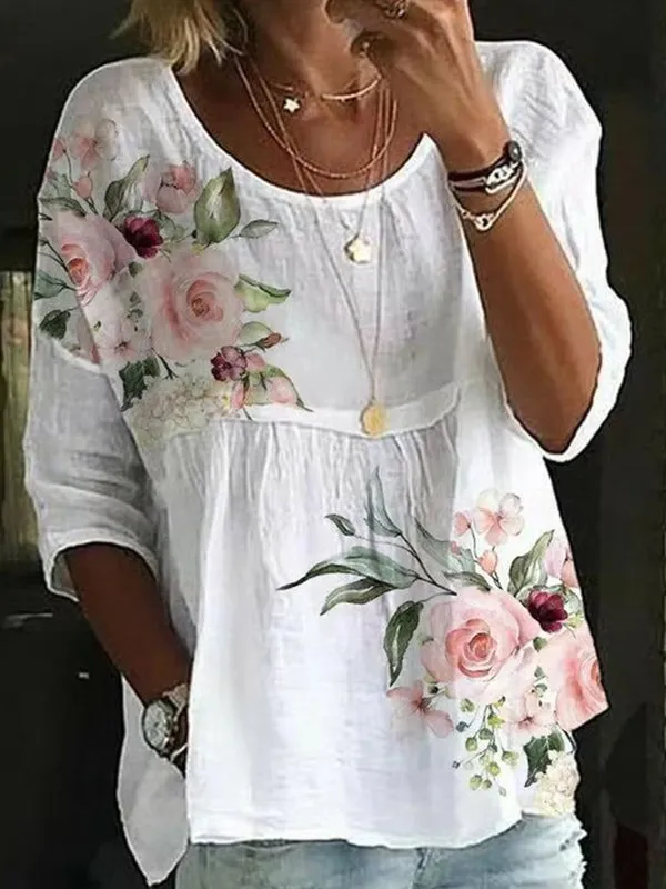 Casual Women Shirt Holiday Weekend Blouse