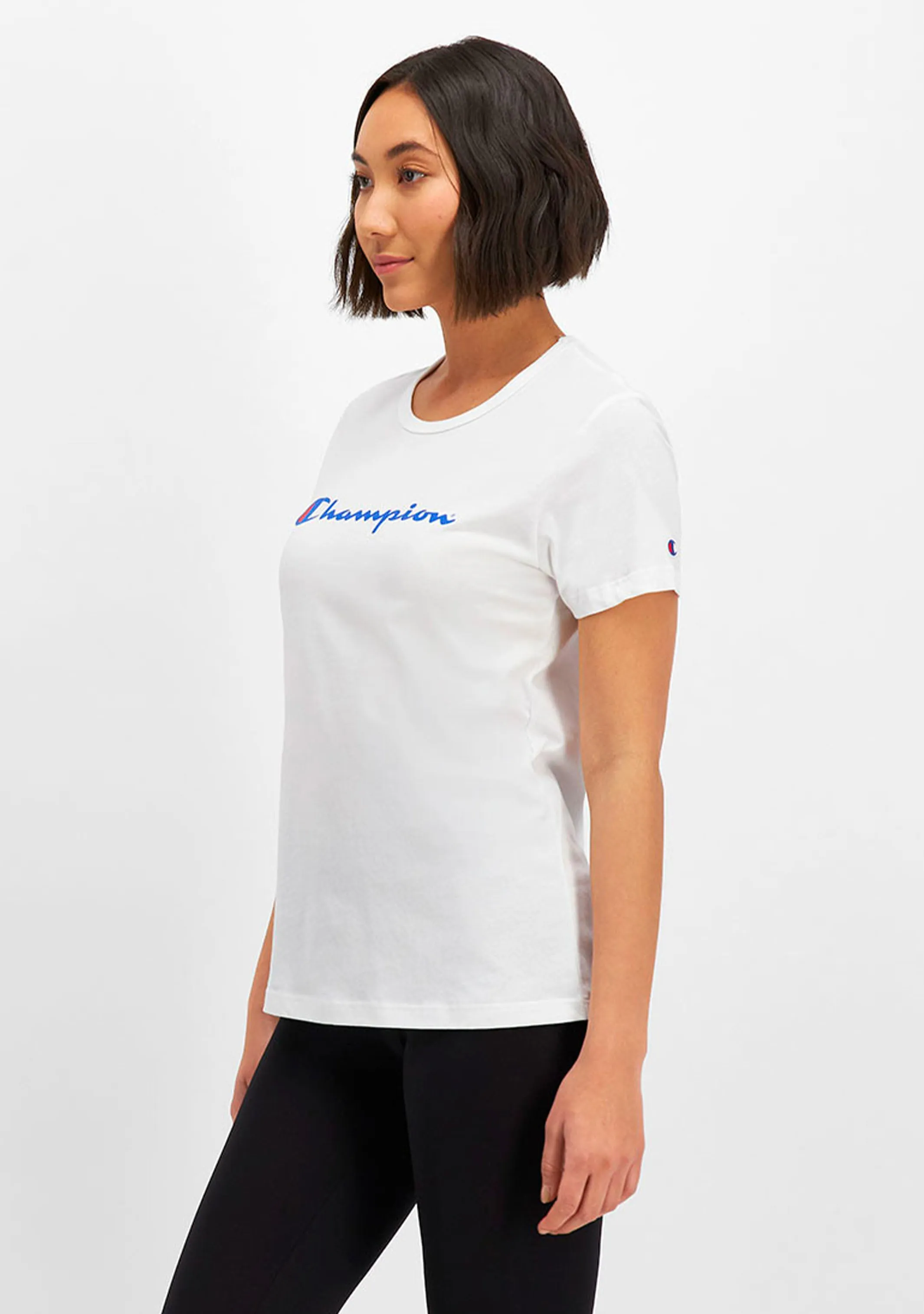 Champion Women's Script Short Sleeve Tee