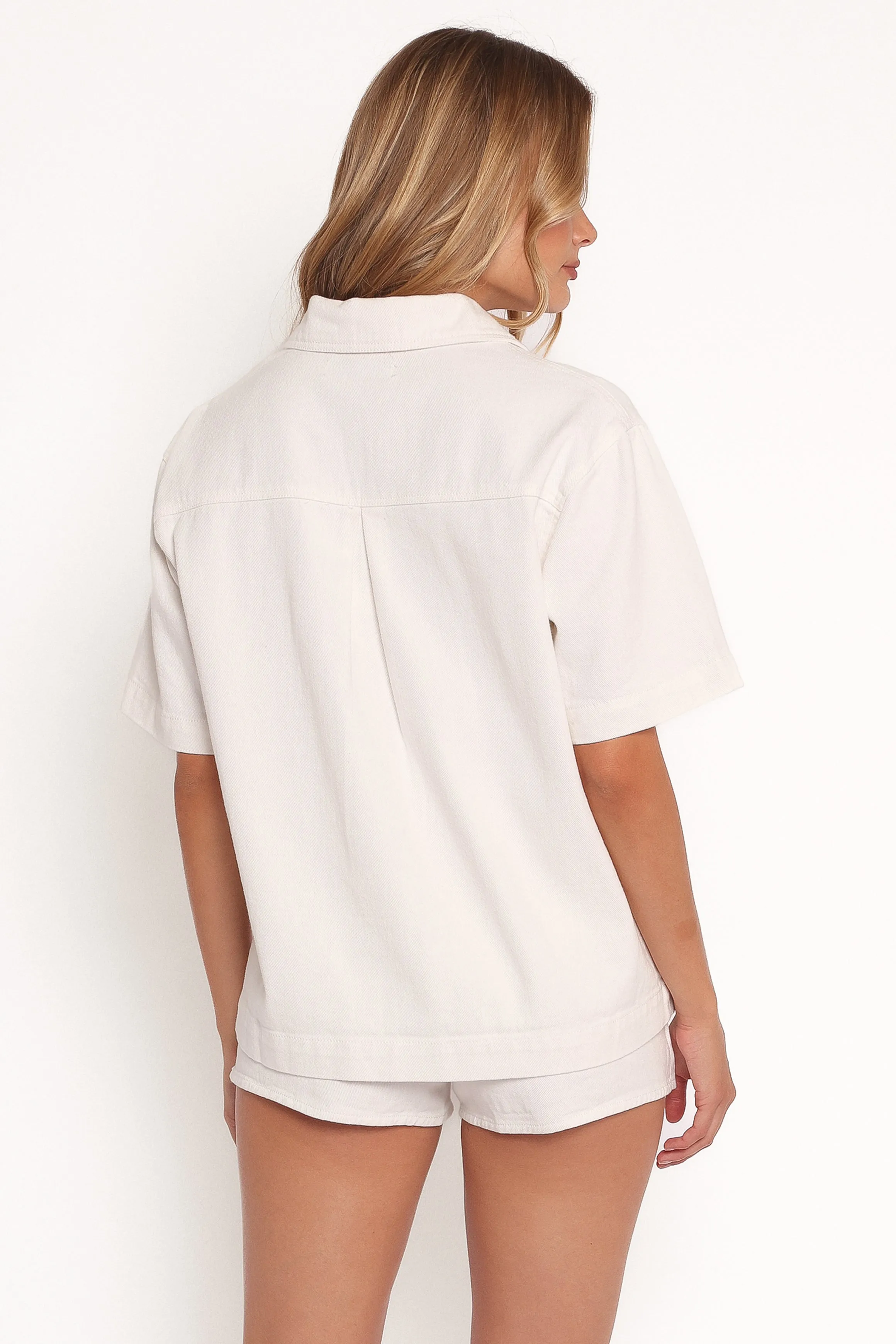 Della Denim Shirt - Off White