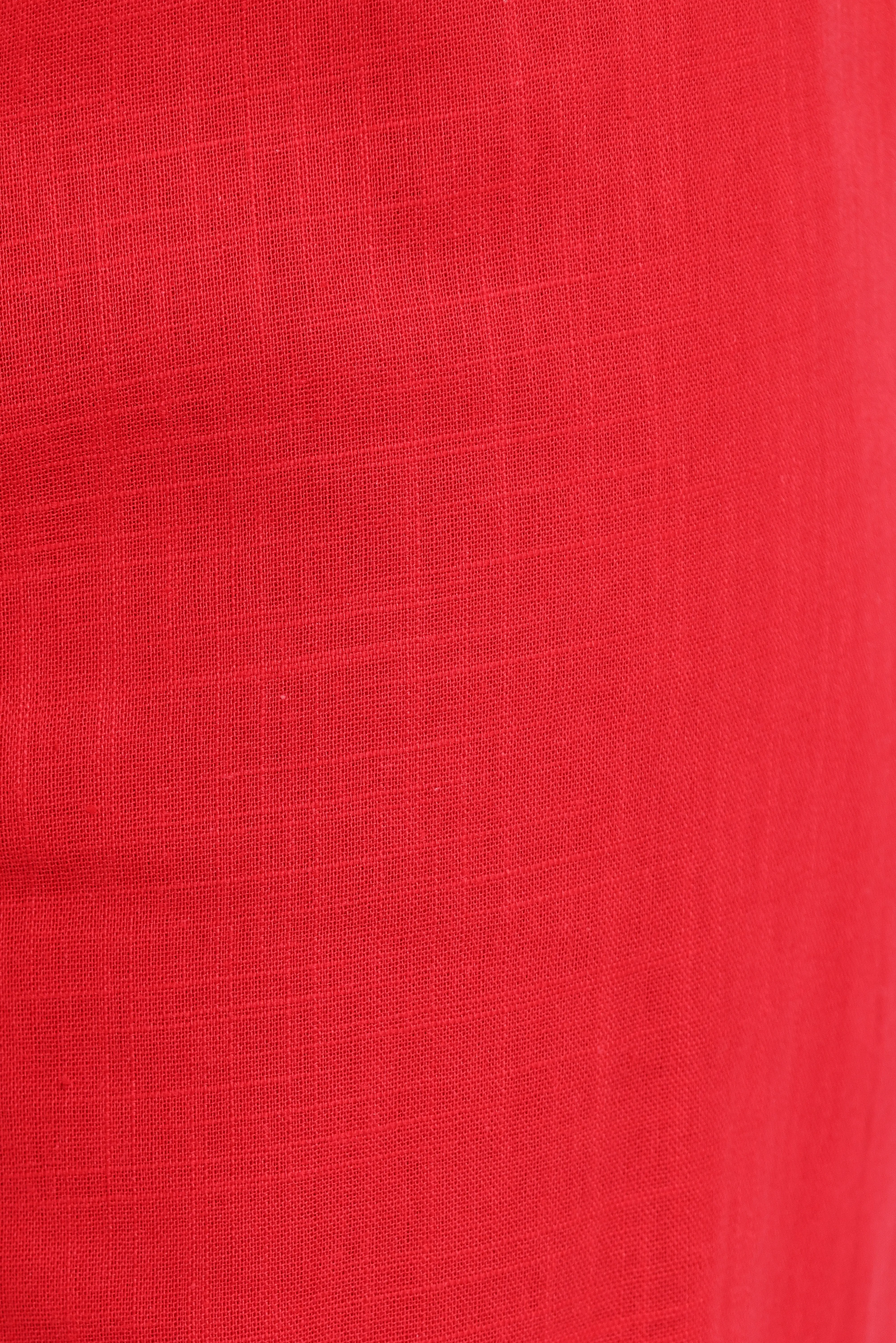 Ember Strapless Tunic Top - Red