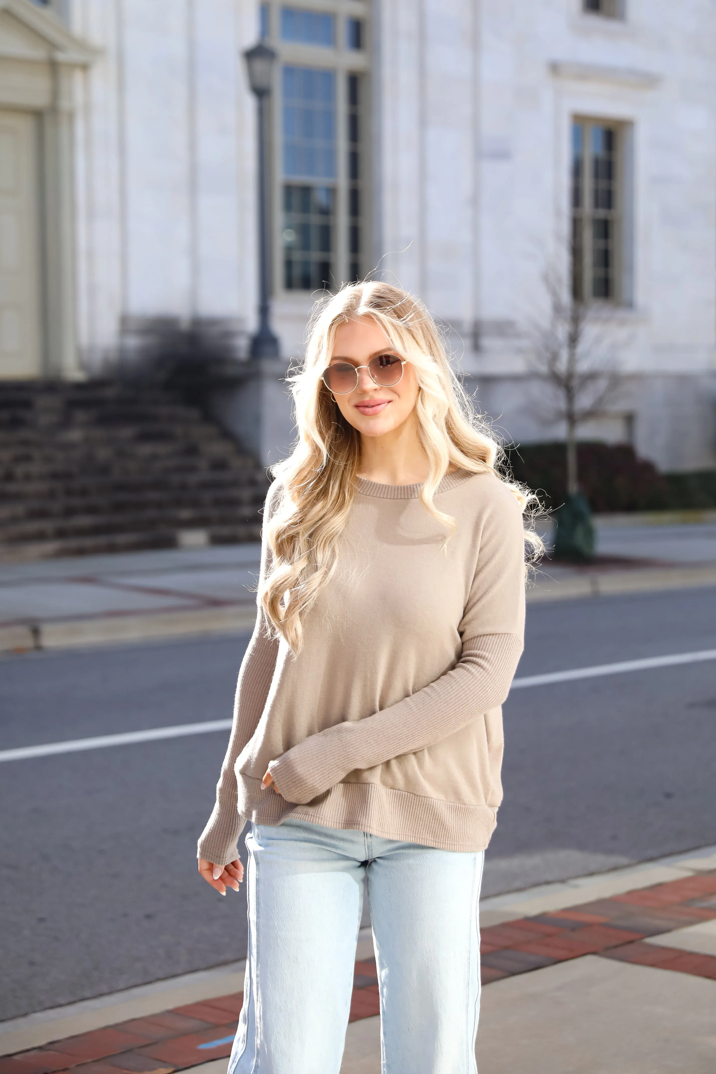 FINAL SALE - Cozy Touch Soft Knit Top