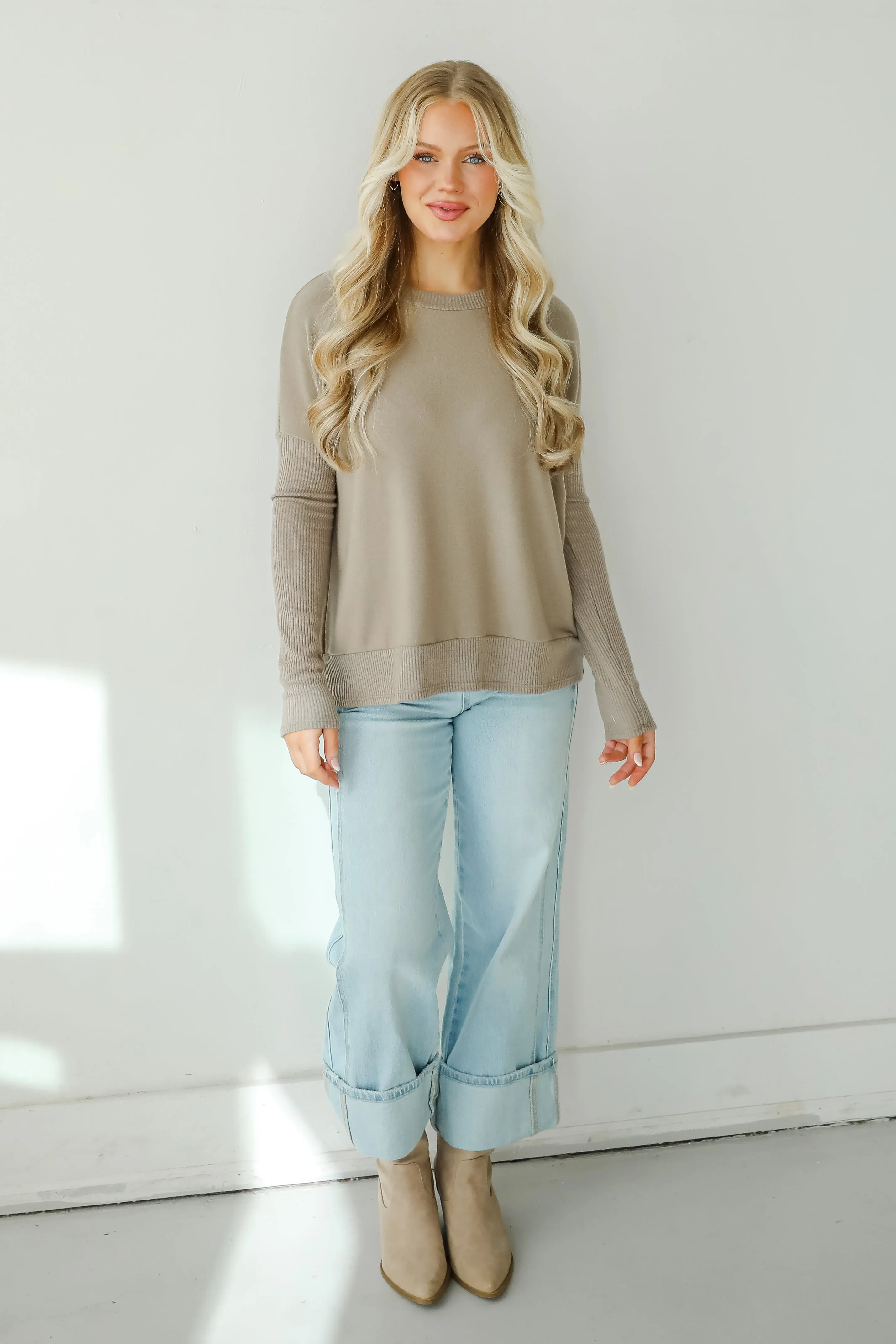 FINAL SALE - Cozy Touch Soft Knit Top