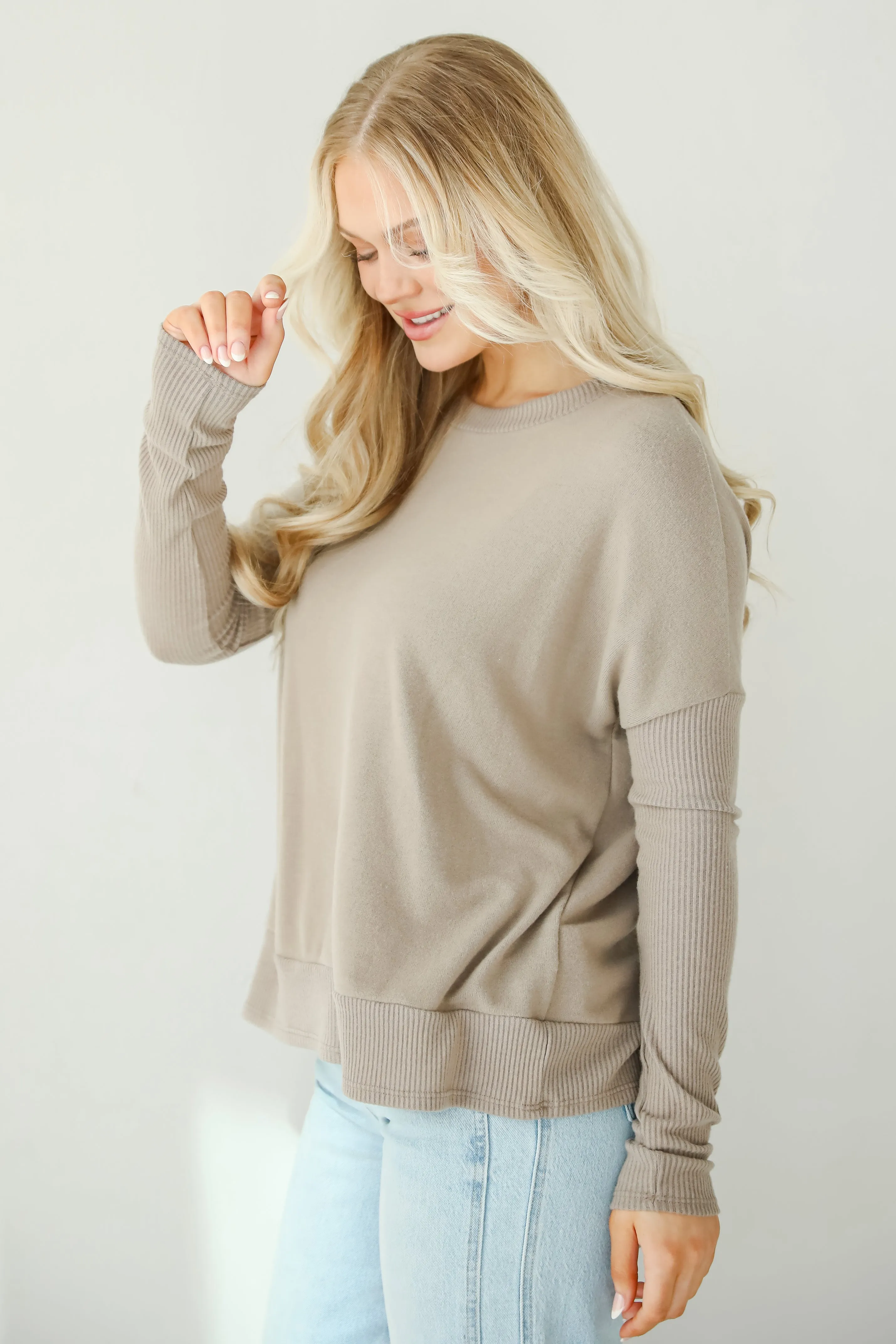 FINAL SALE - Cozy Touch Soft Knit Top