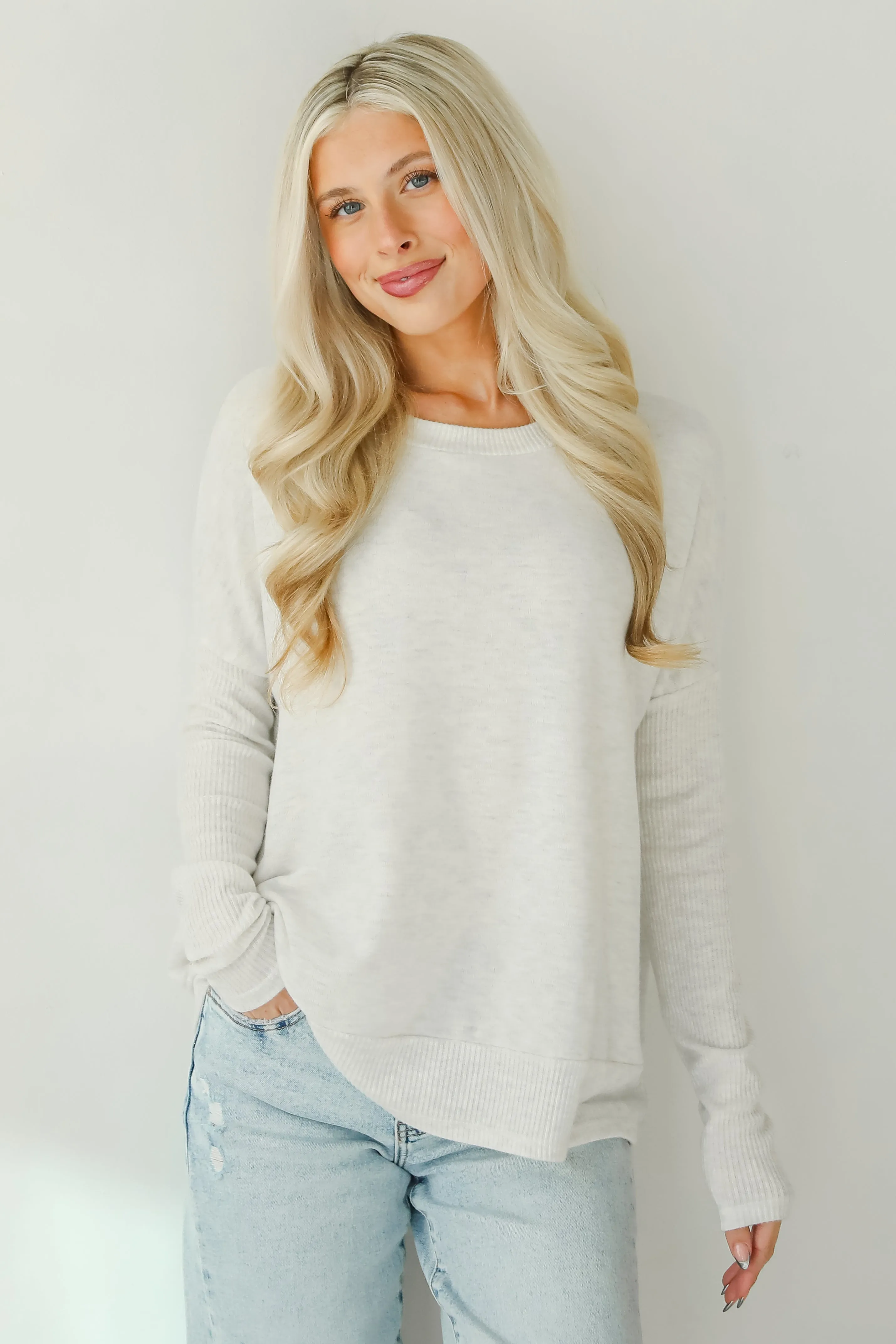 FINAL SALE - Cozy Touch Soft Knit Top