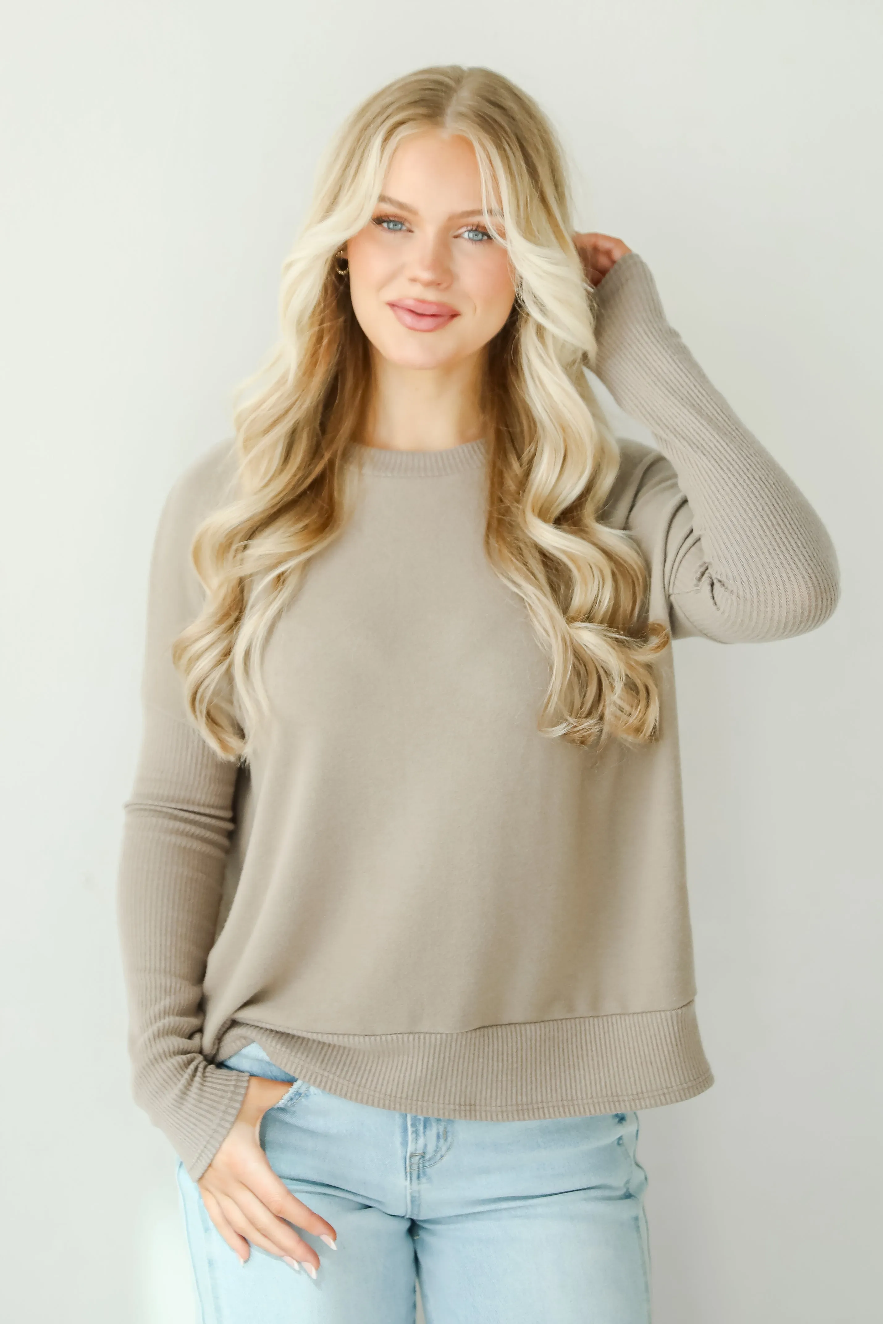 FINAL SALE - Cozy Touch Soft Knit Top