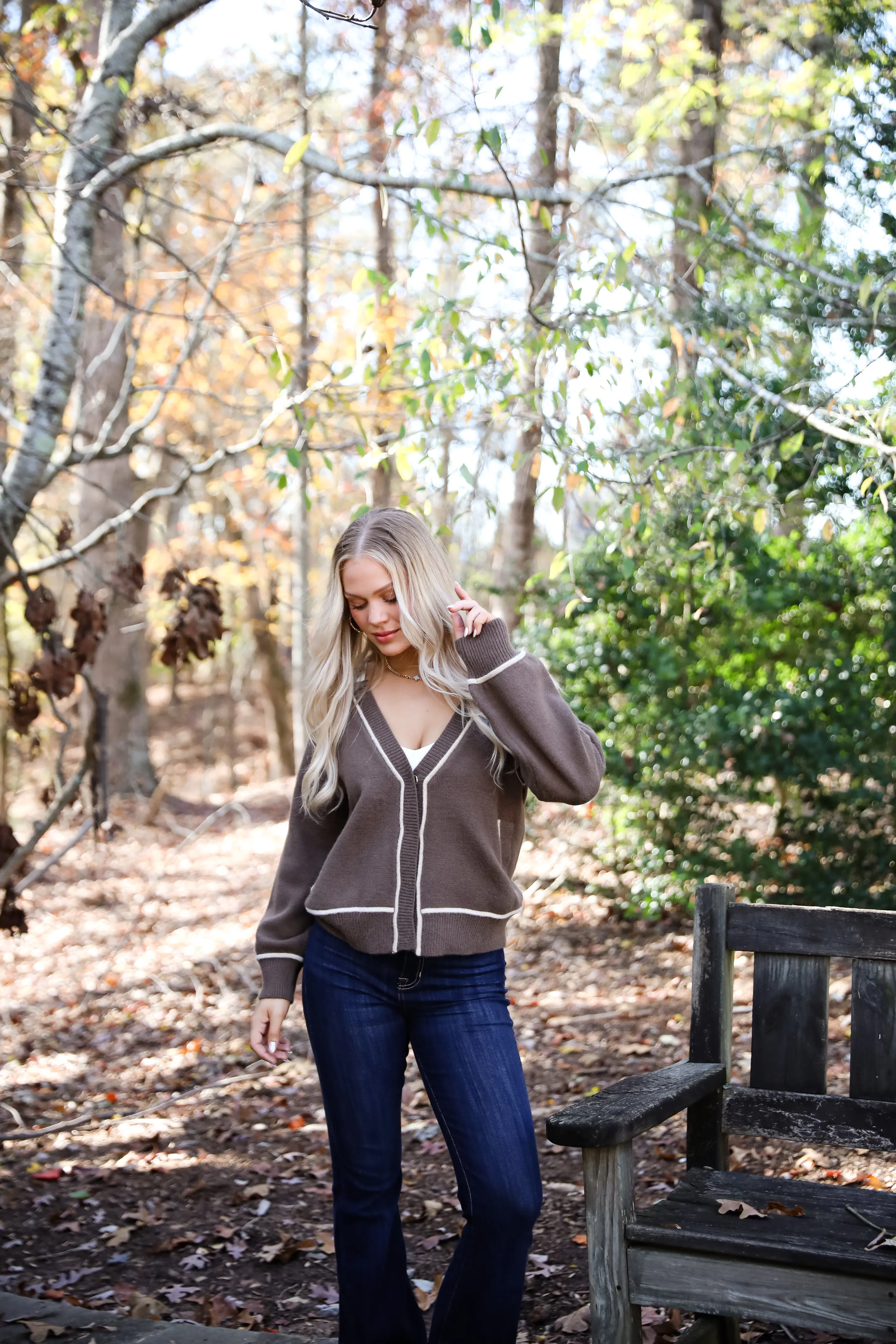 FINAL SALE - Cuddle Up Close Mocha Sweater Cardigan