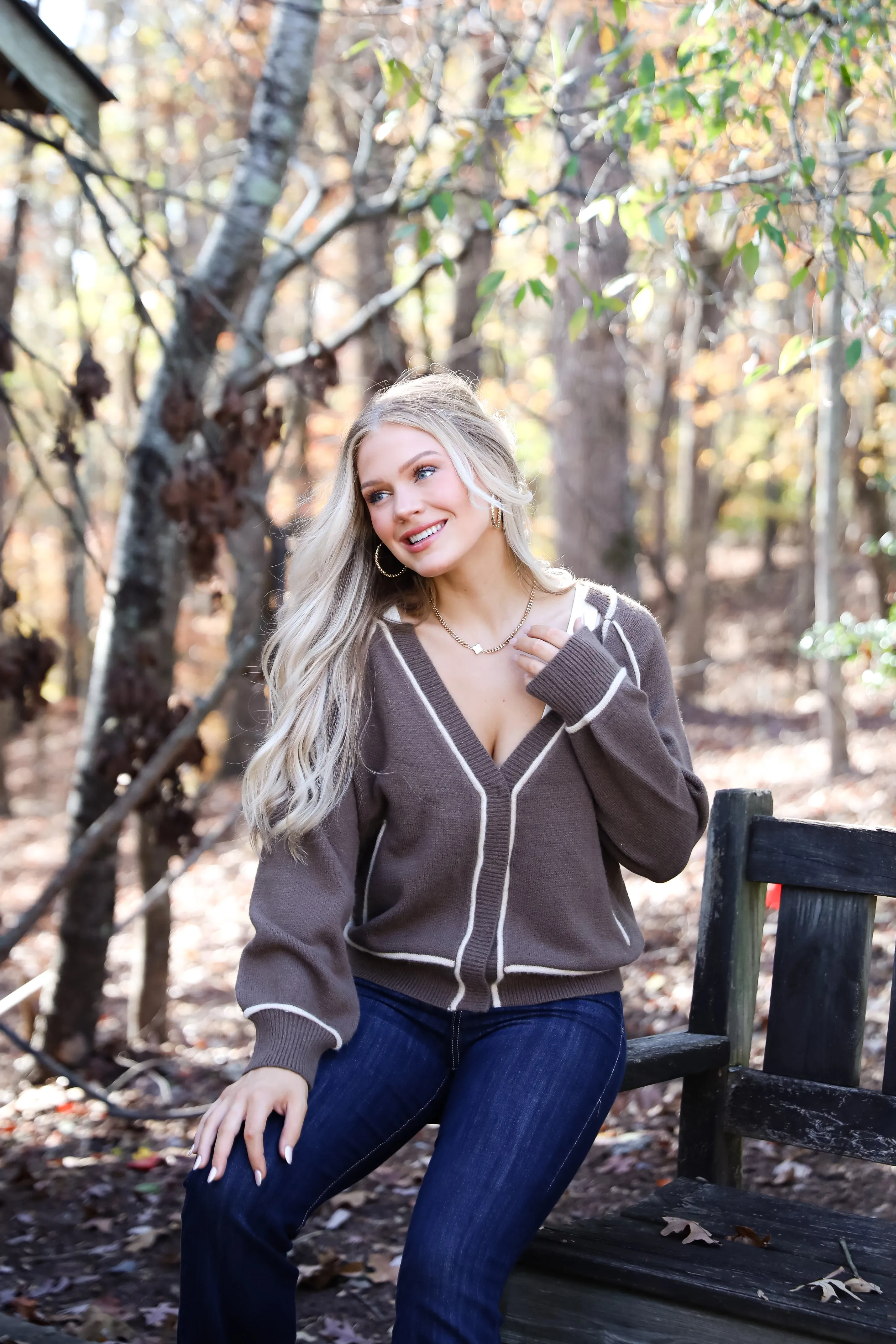 FINAL SALE - Cuddle Up Close Mocha Sweater Cardigan
