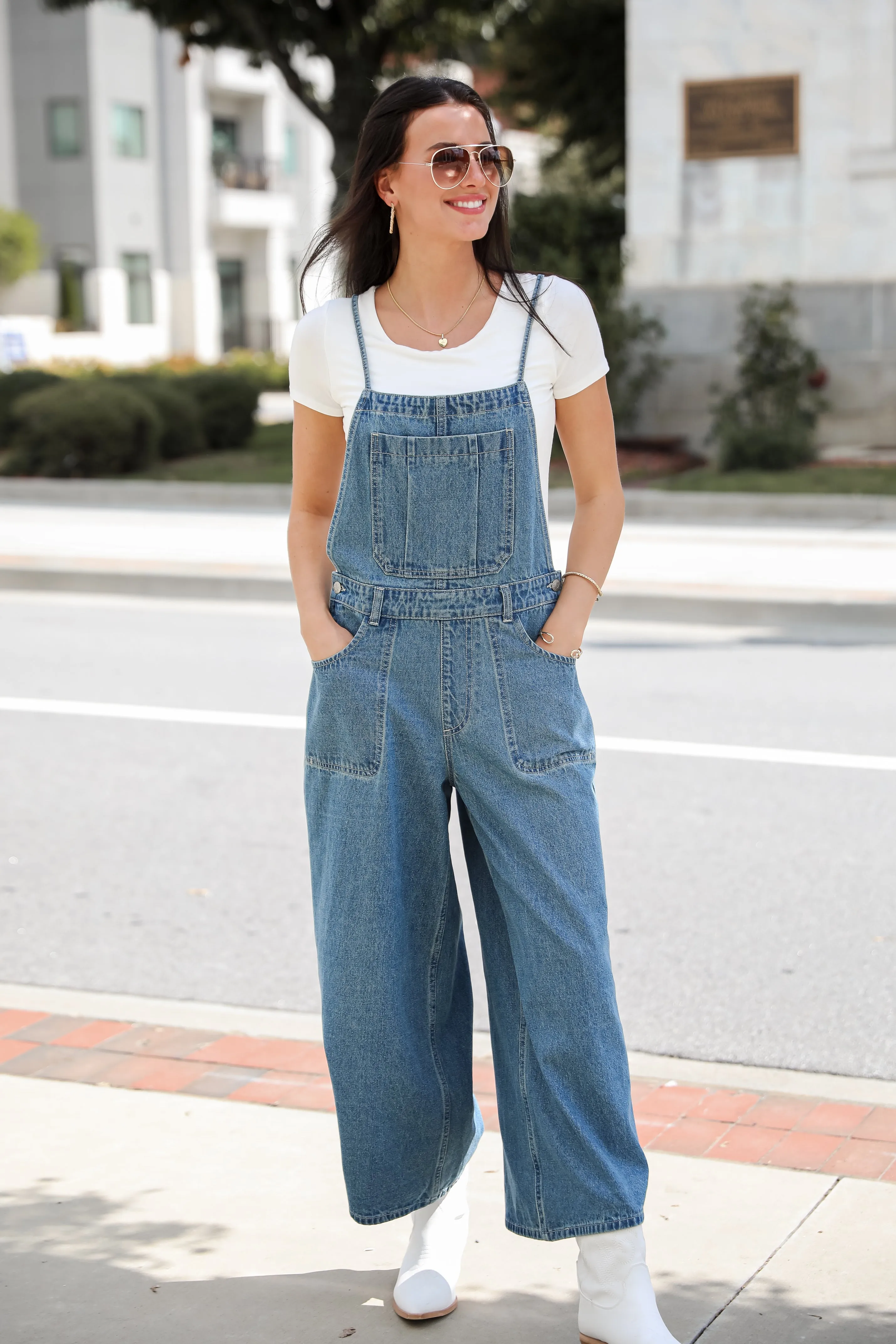 FINAL SALE - Movin' & Groovin' Denim Overalls