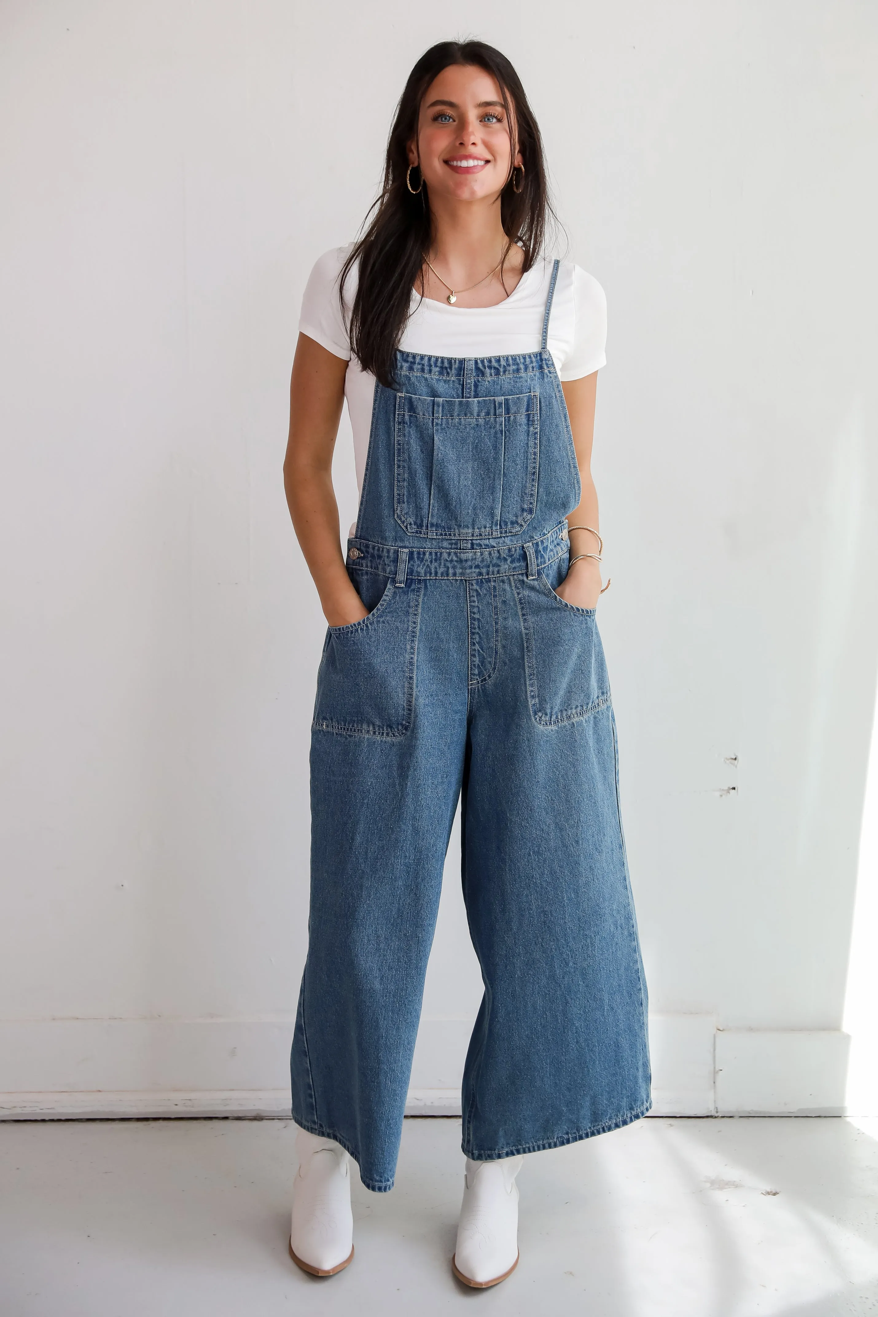 FINAL SALE - Movin' & Groovin' Denim Overalls