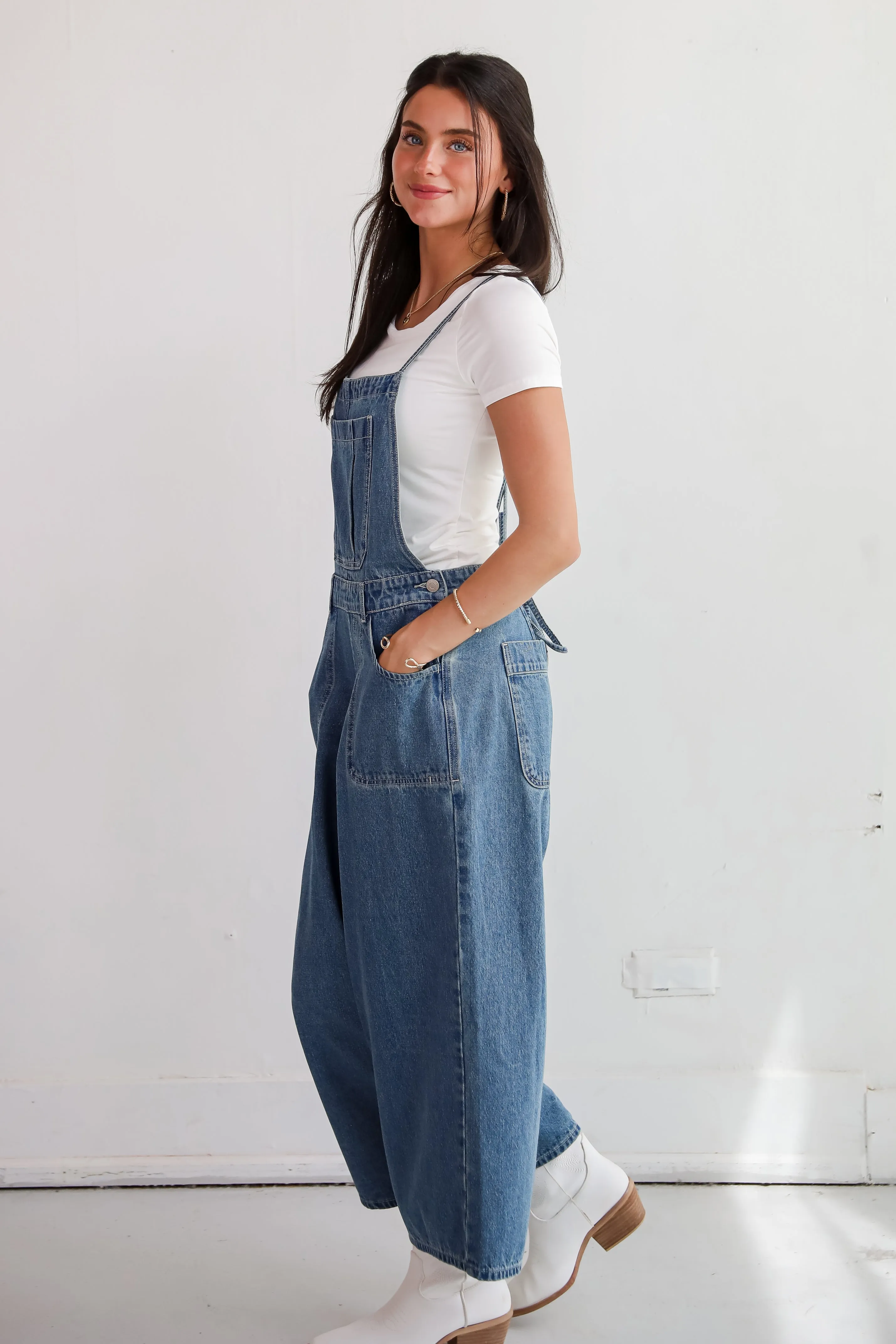 FINAL SALE - Movin' & Groovin' Denim Overalls
