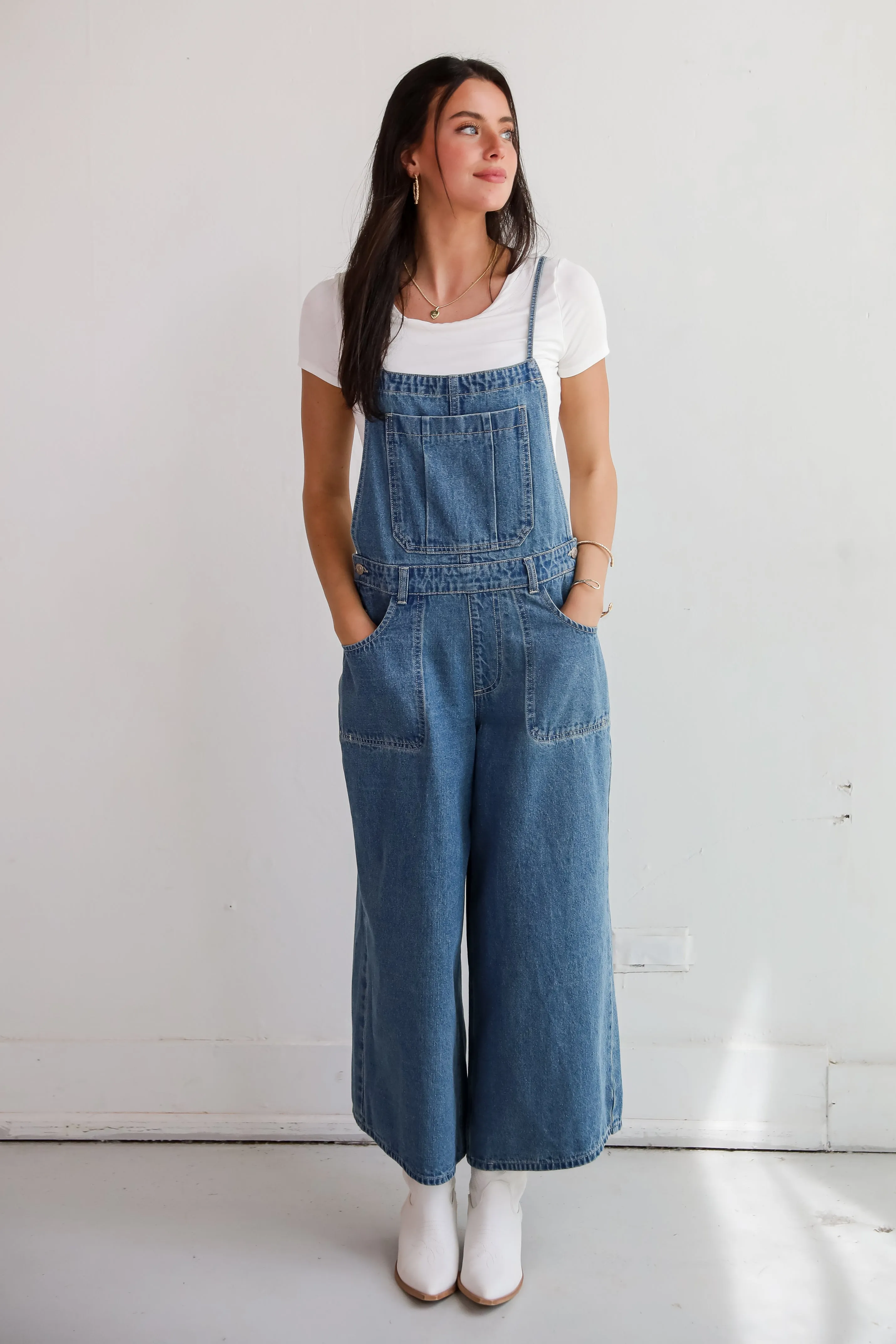 FINAL SALE - Movin' & Groovin' Denim Overalls