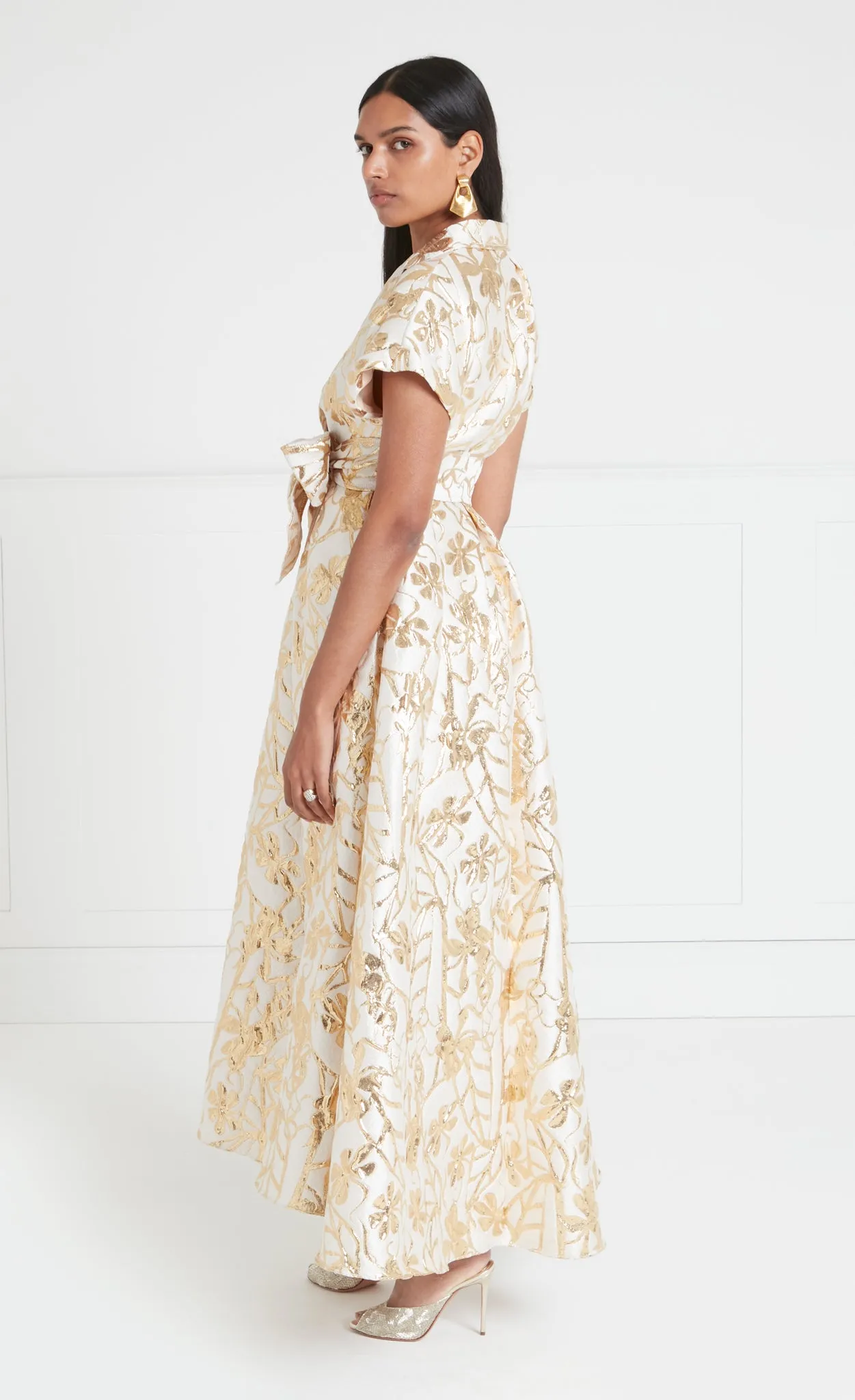 Frankel Dress - Liquid Gold