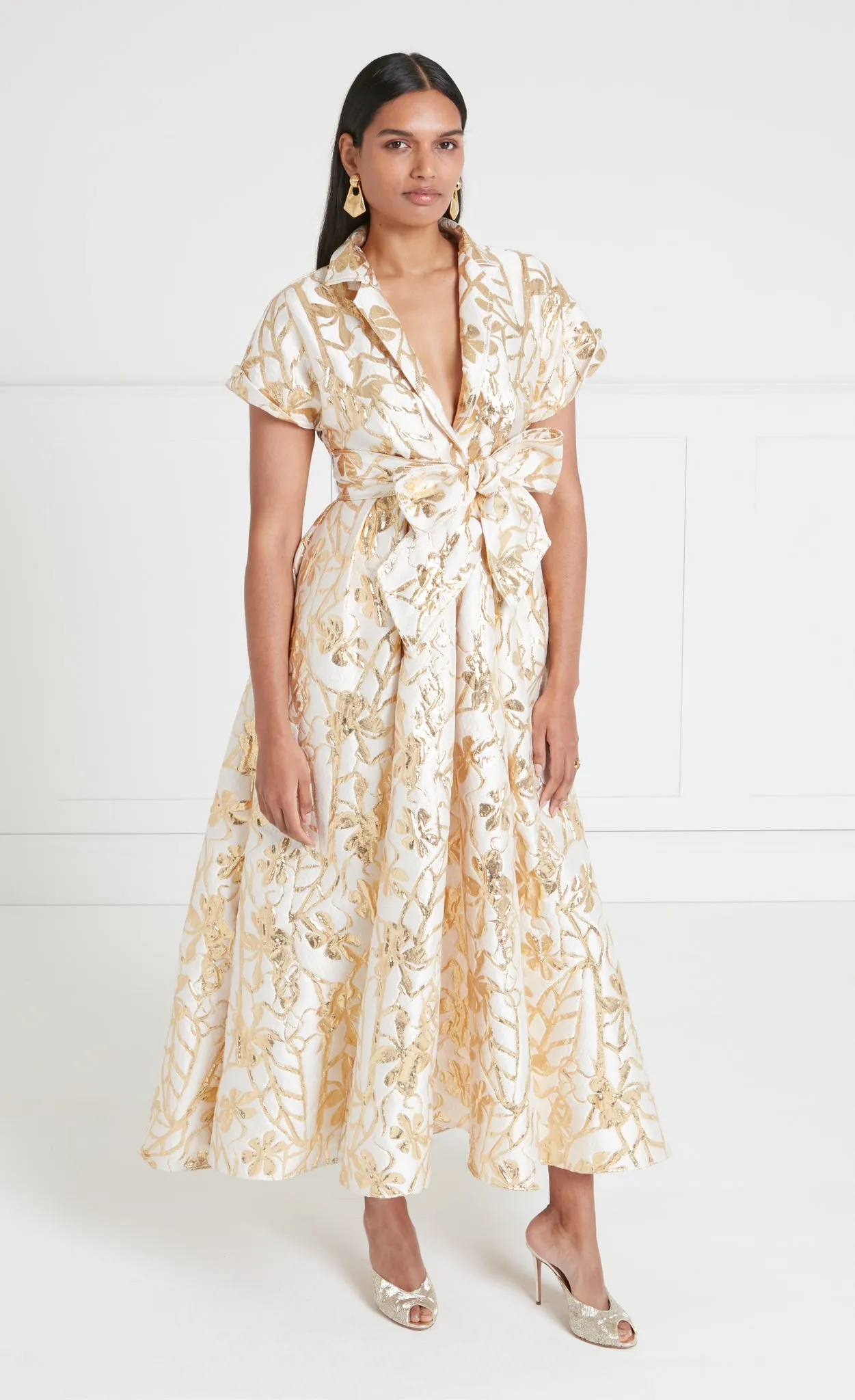 Frankel Dress - Liquid Gold