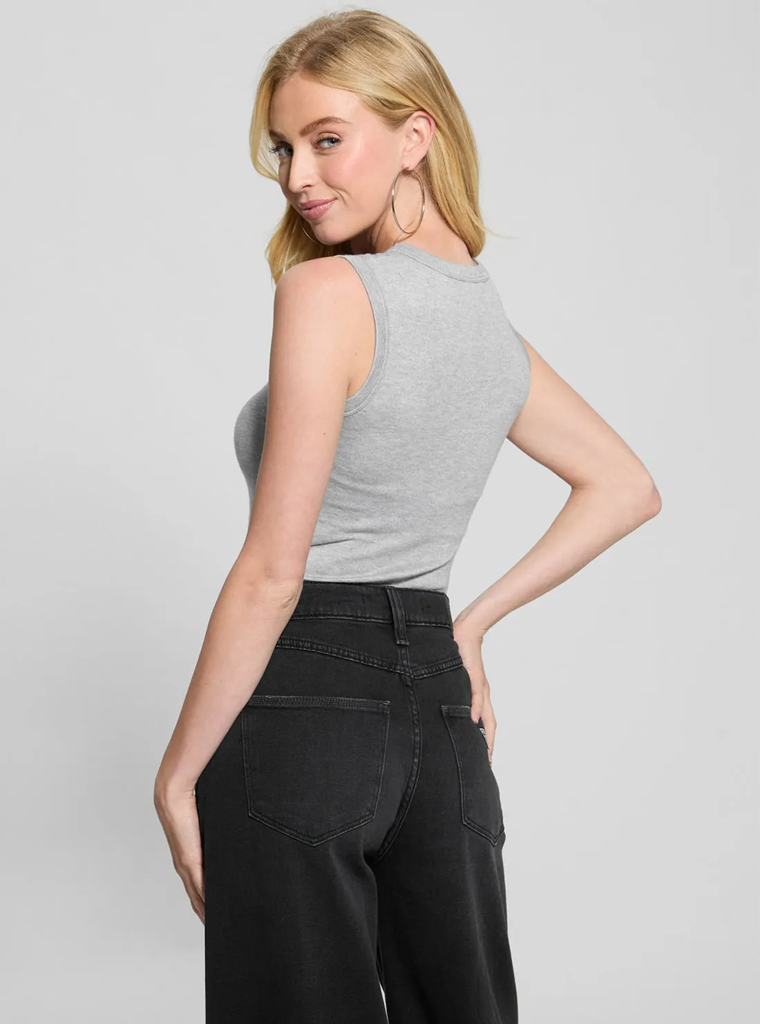 Grey Anita Triangle Top