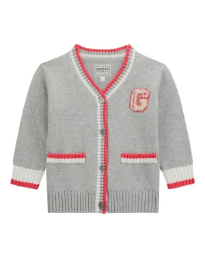 Grey Long Sleeve Cardigan (2–7)