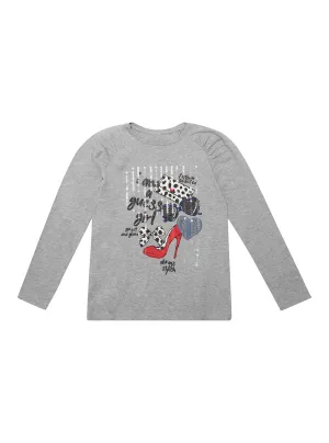 Grey Stylish Logo T-Shirt (2-7)