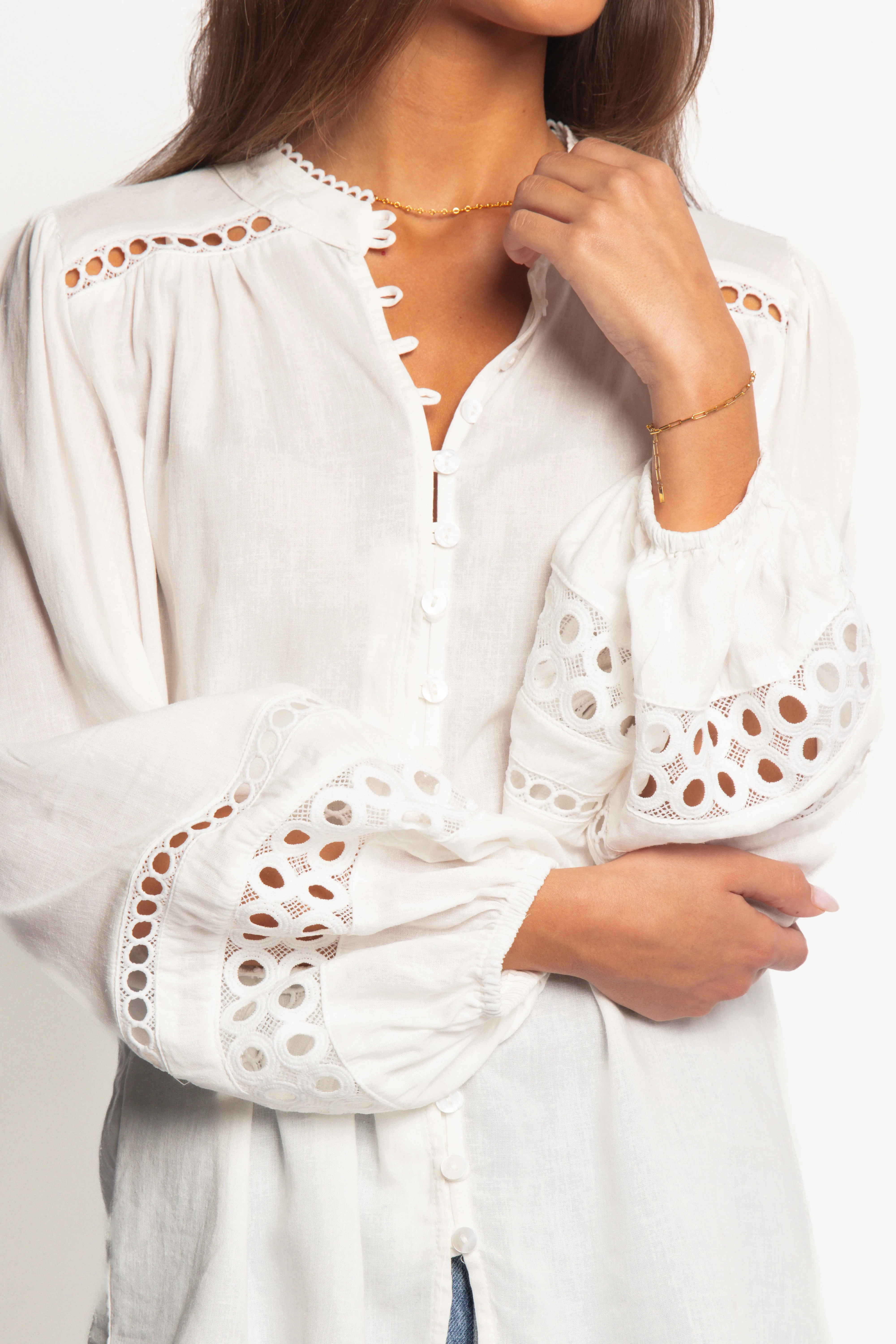 Hani Blouse - White