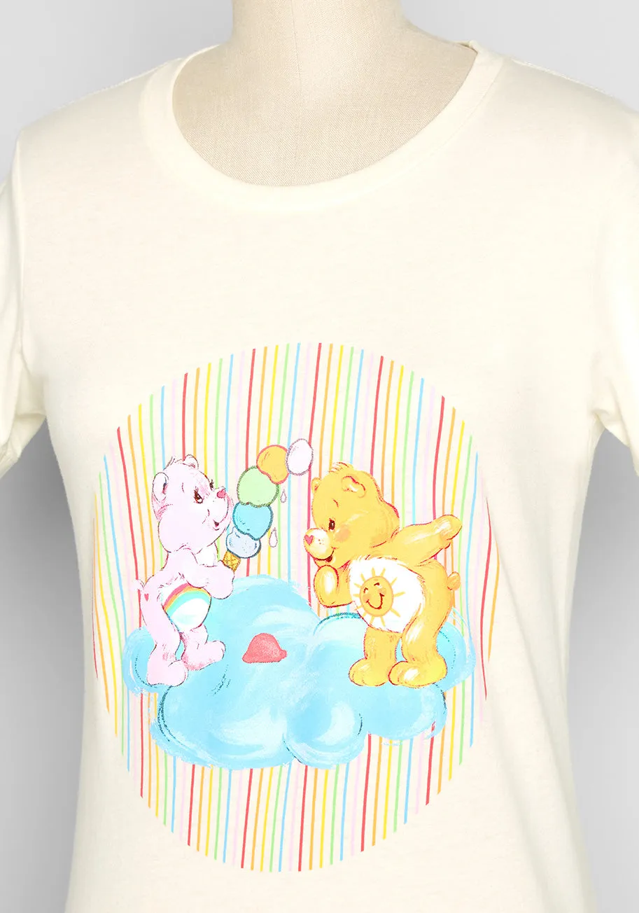 ModCloth X Care Bears When Casual Calls Crew Neck Tee