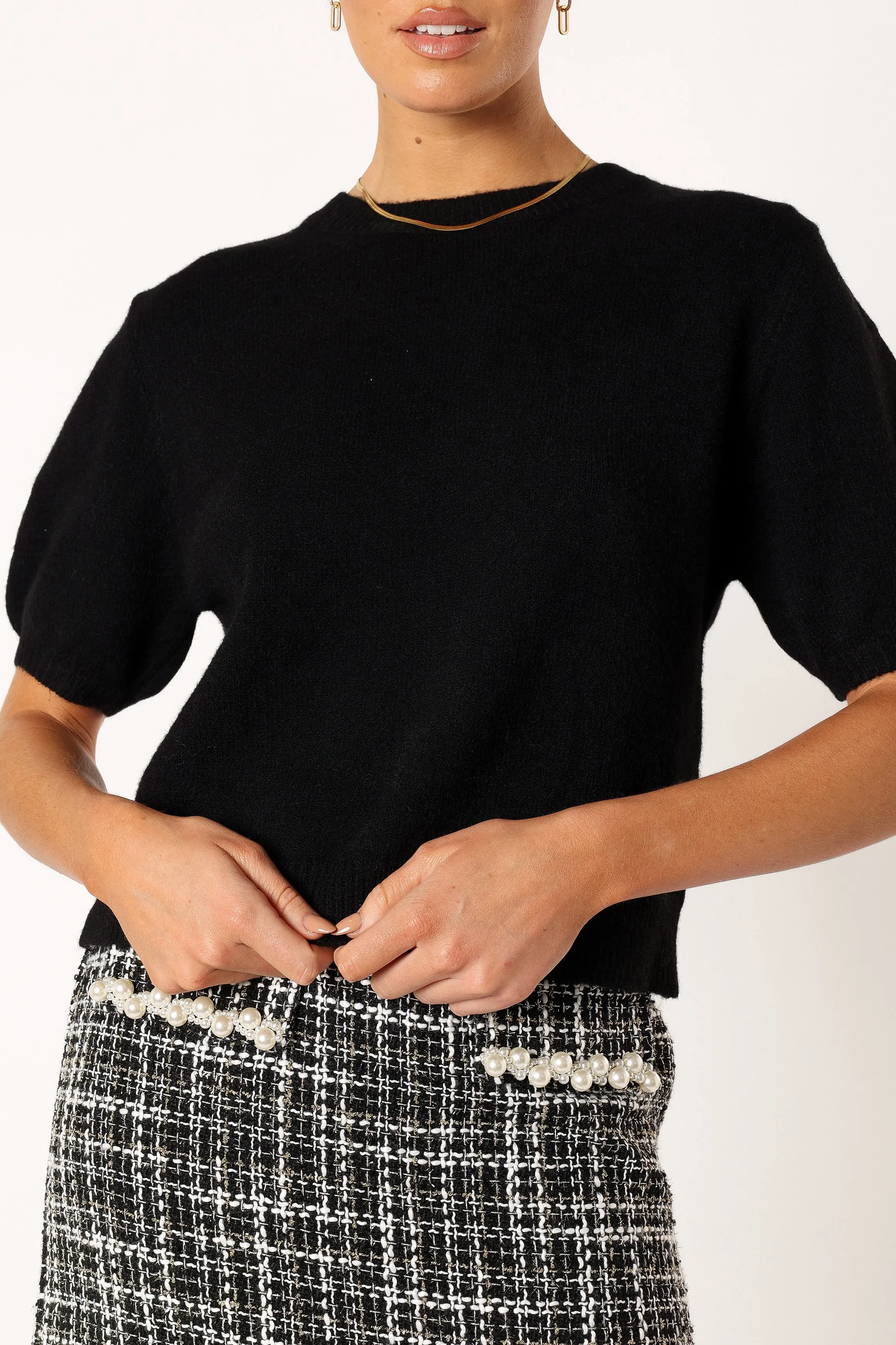 Noah Knit Sweater - Black
