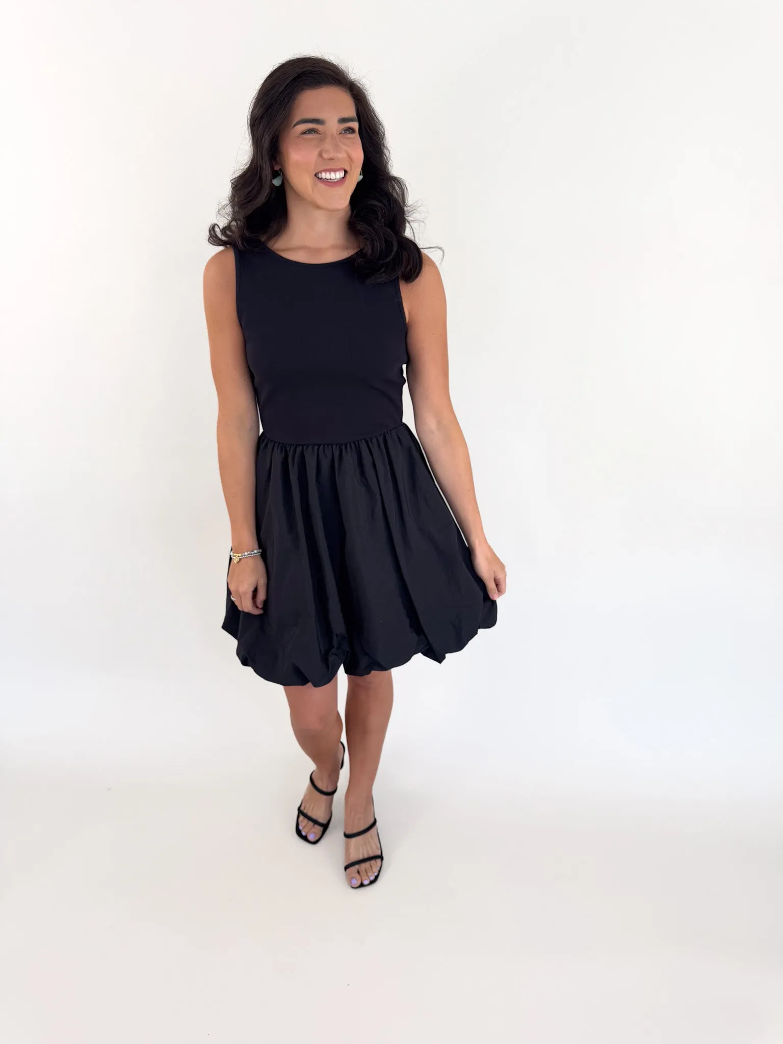 Palermo Black Bubble Dress