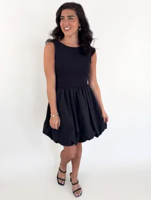 Palermo Black Bubble Dress