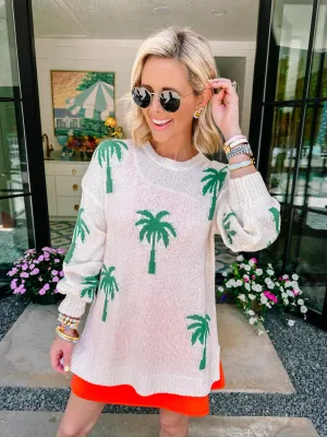 PALMERA SUMMER SWEATER - CREAM