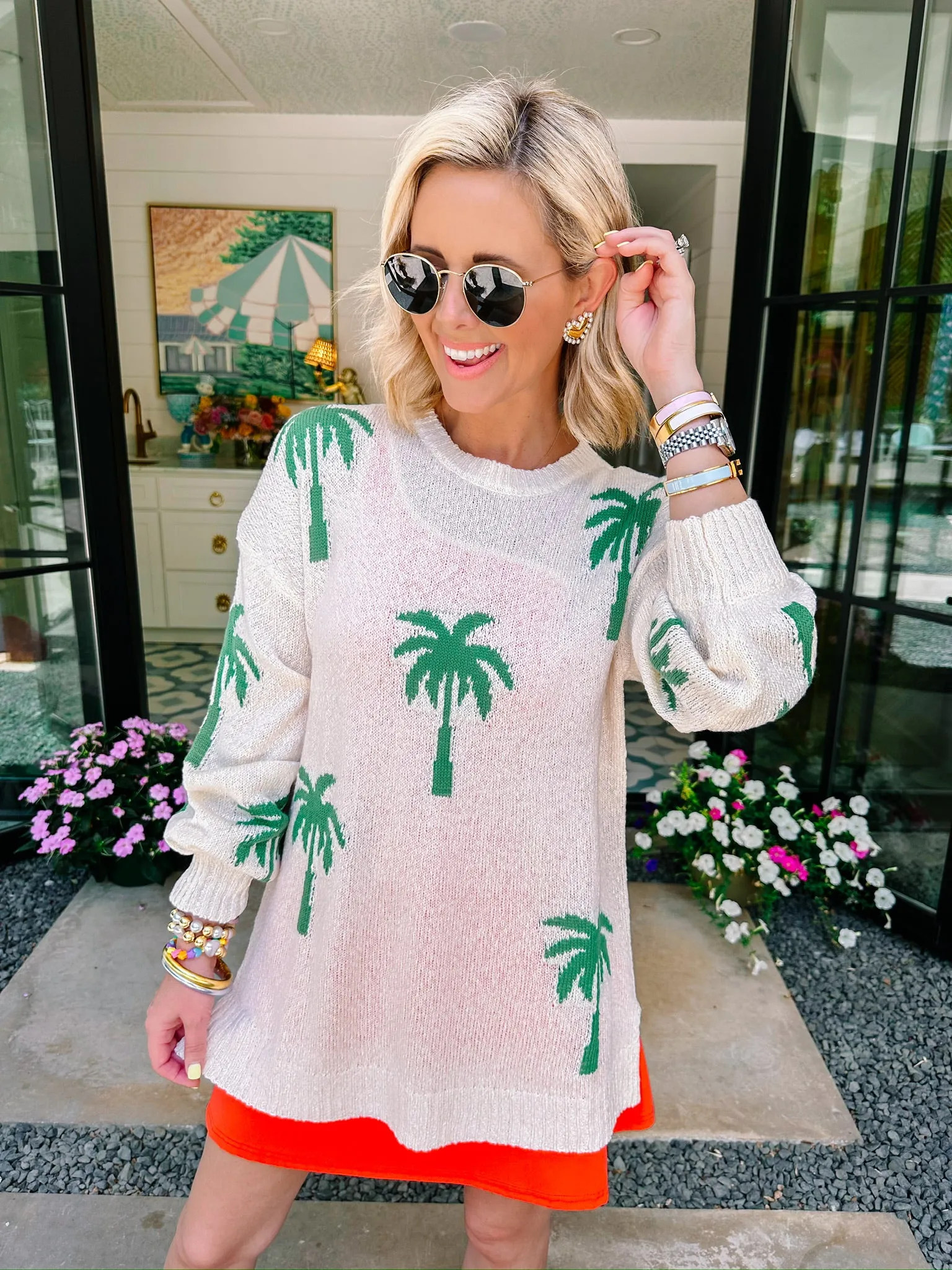 PALMERA SUMMER SWEATER - CREAM