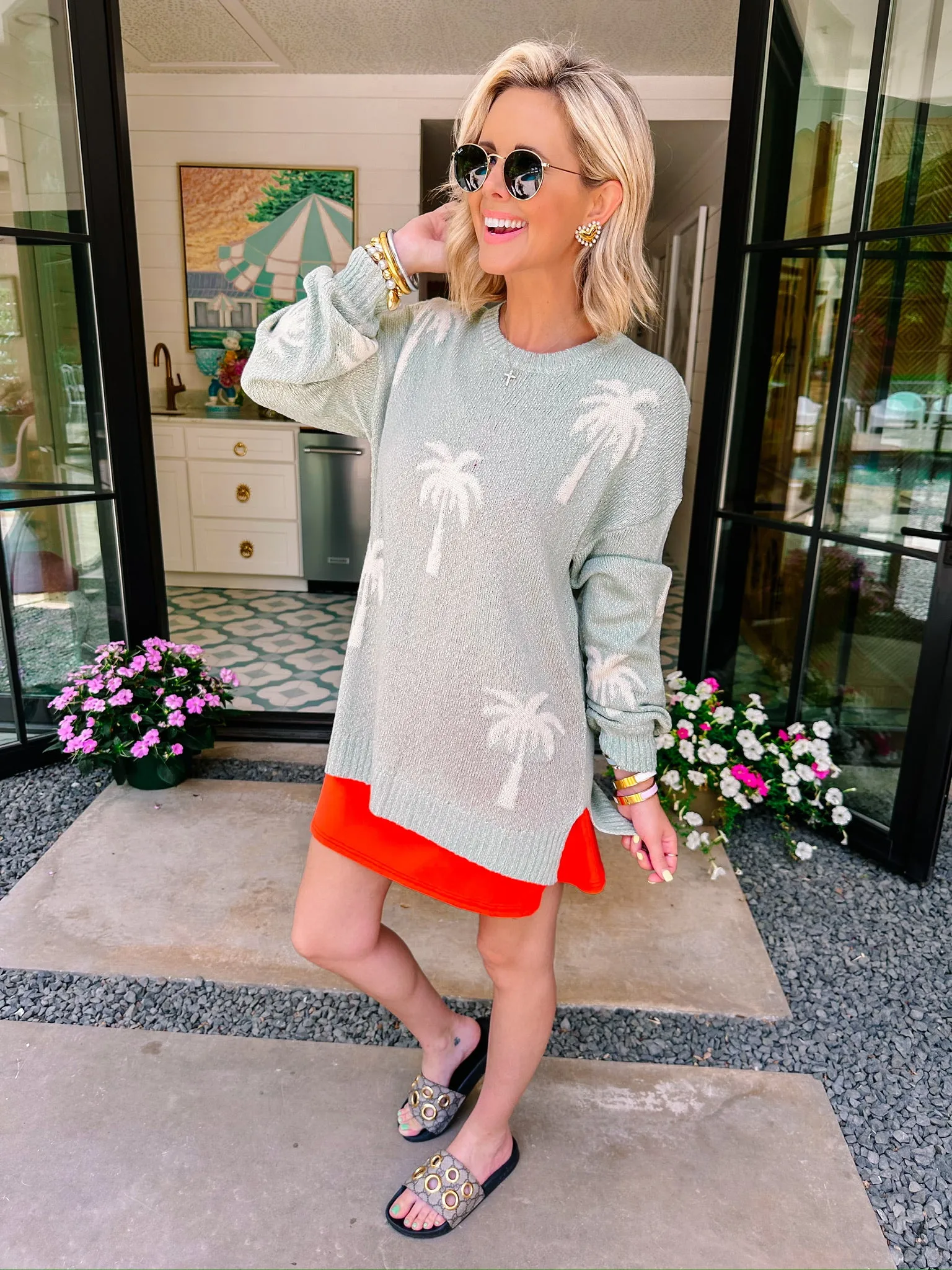 PALMERA SUMMER SWEATER - SAGE