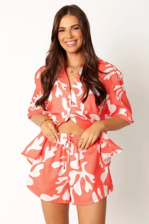 Payton Shirt - Melon White