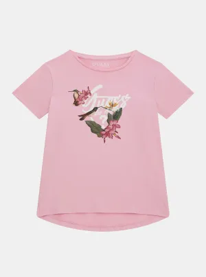 Pink High Low T-Shirt (7-16)