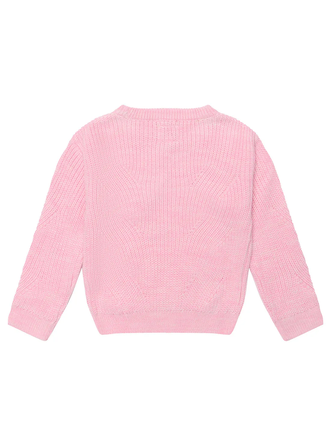 Pink Long Sleeve Knit Sweater (2–7)