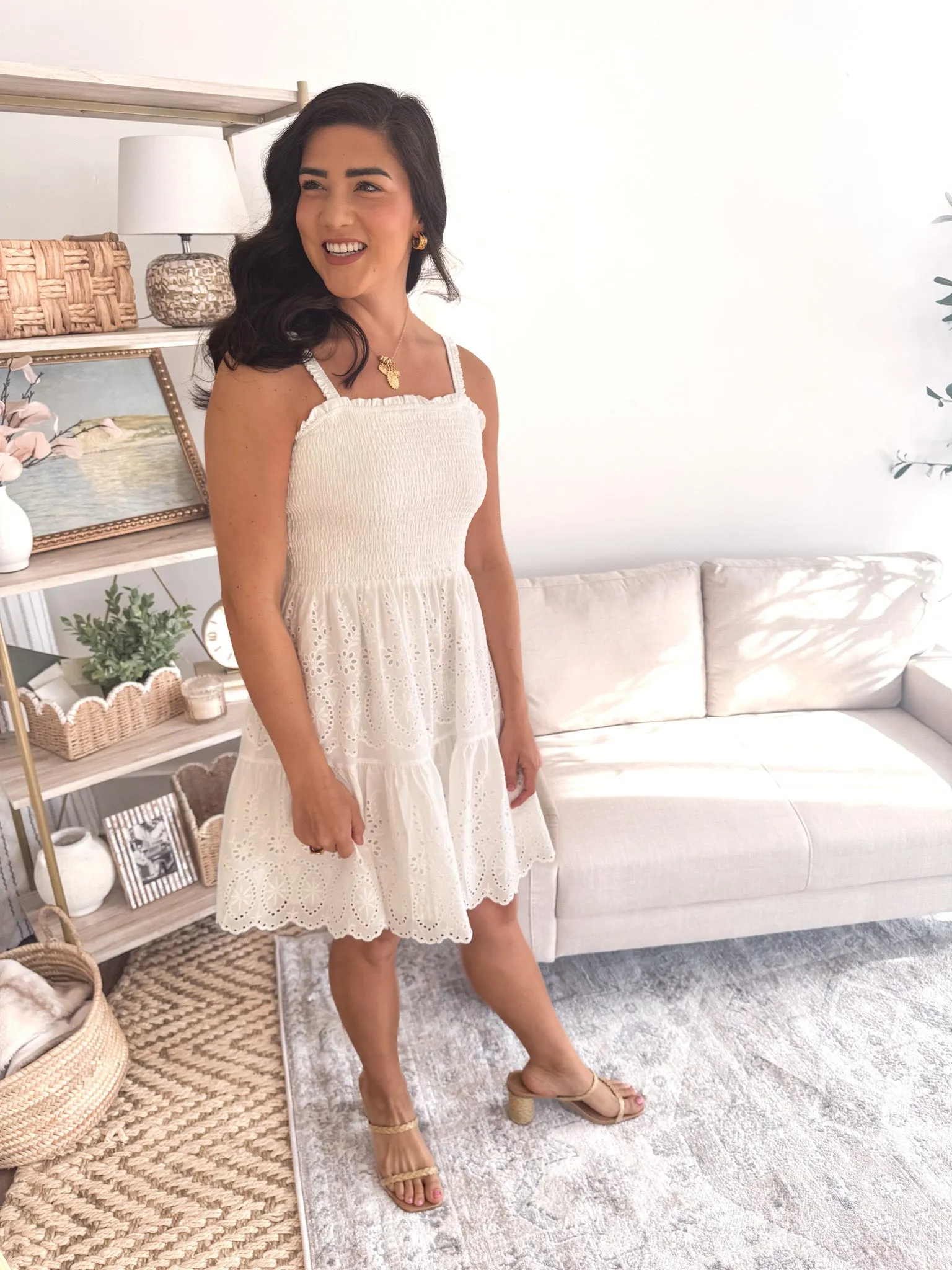 Preston Natural Antique Dress