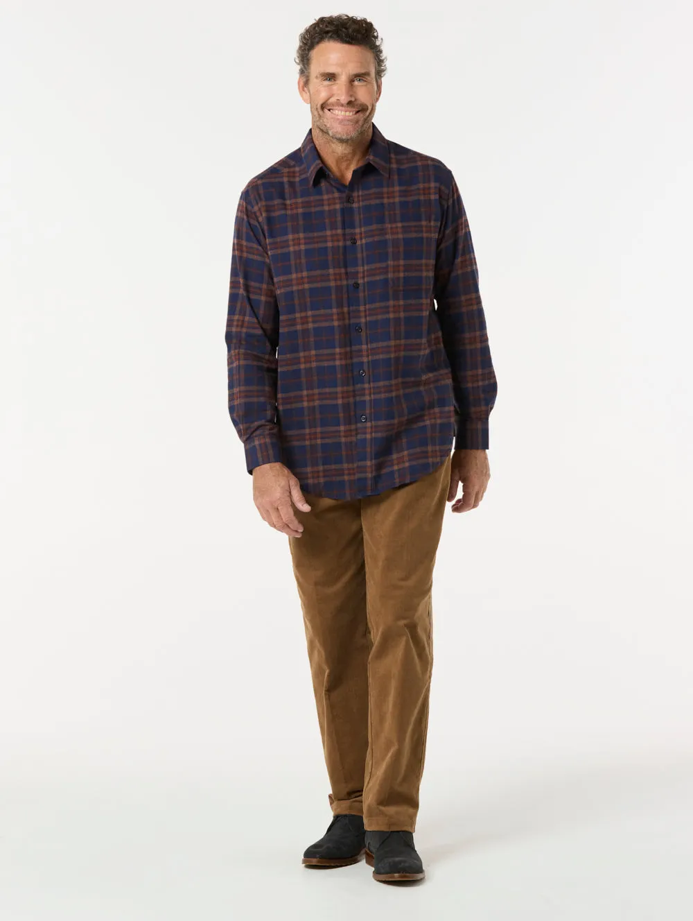 Quinlan Cotton Brush Shirt