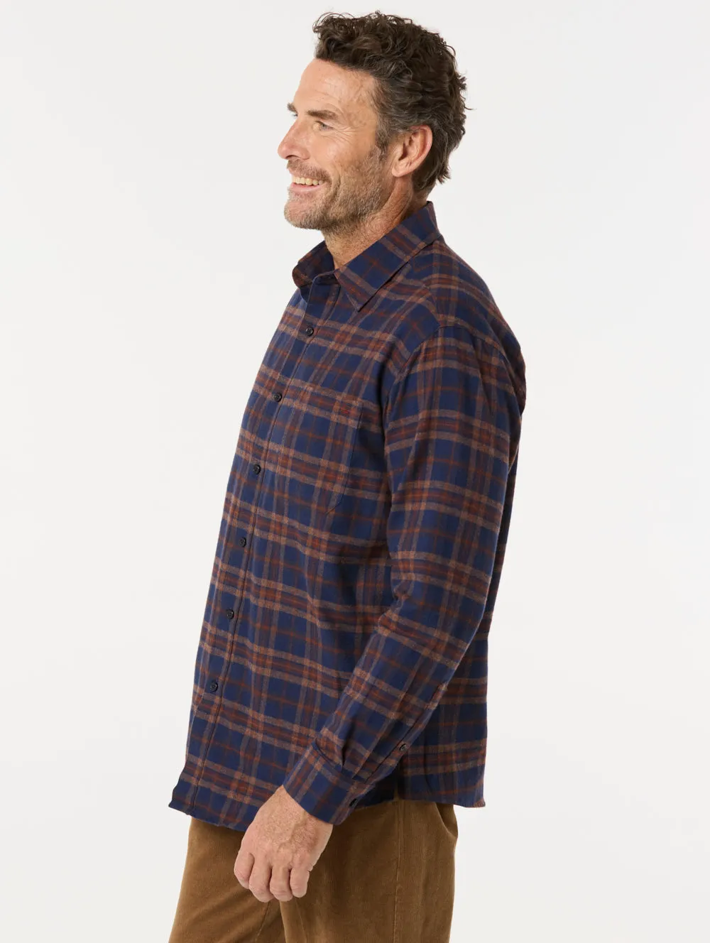 Quinlan Cotton Brush Shirt