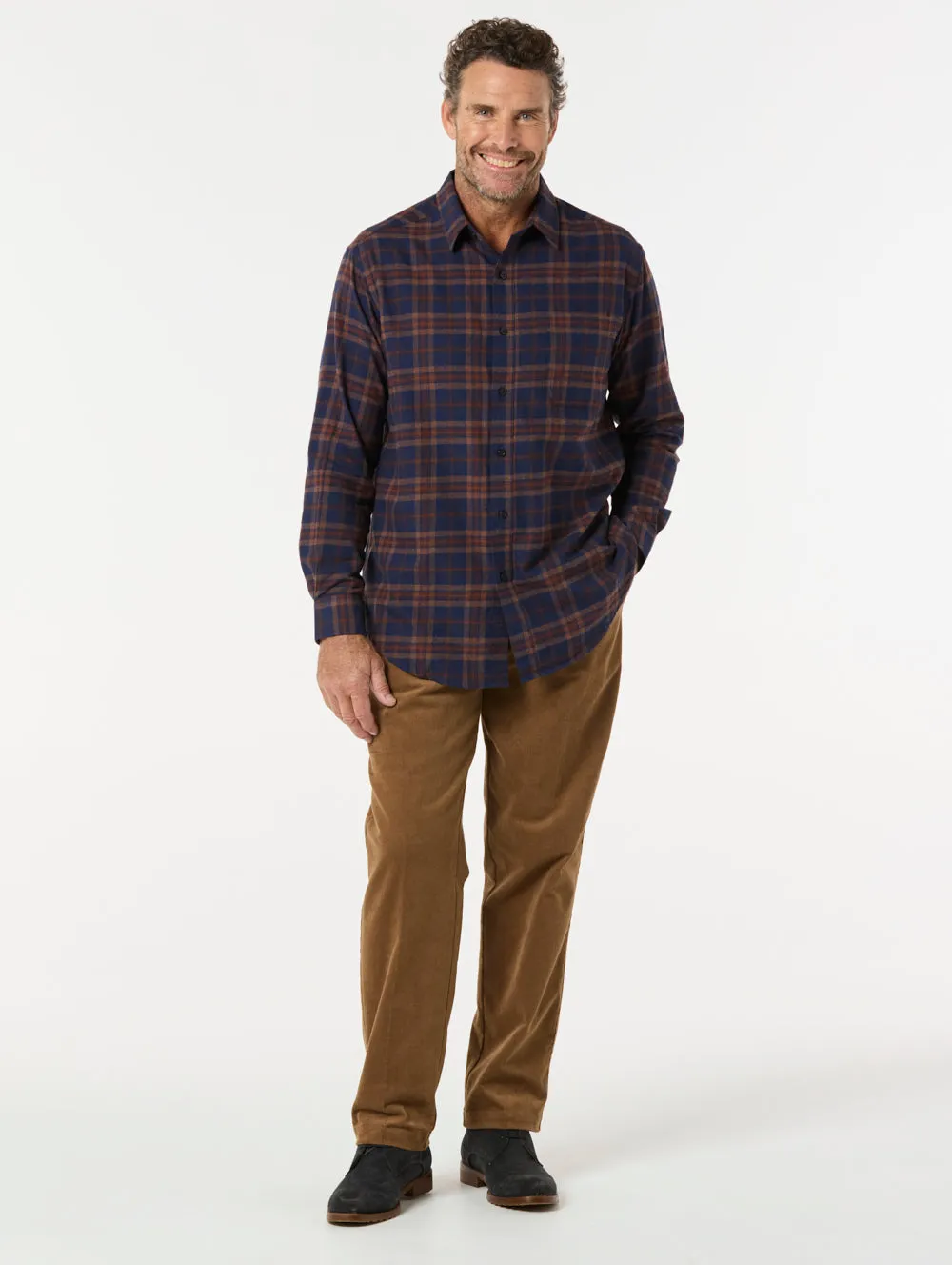 Quinlan Cotton Brush Shirt