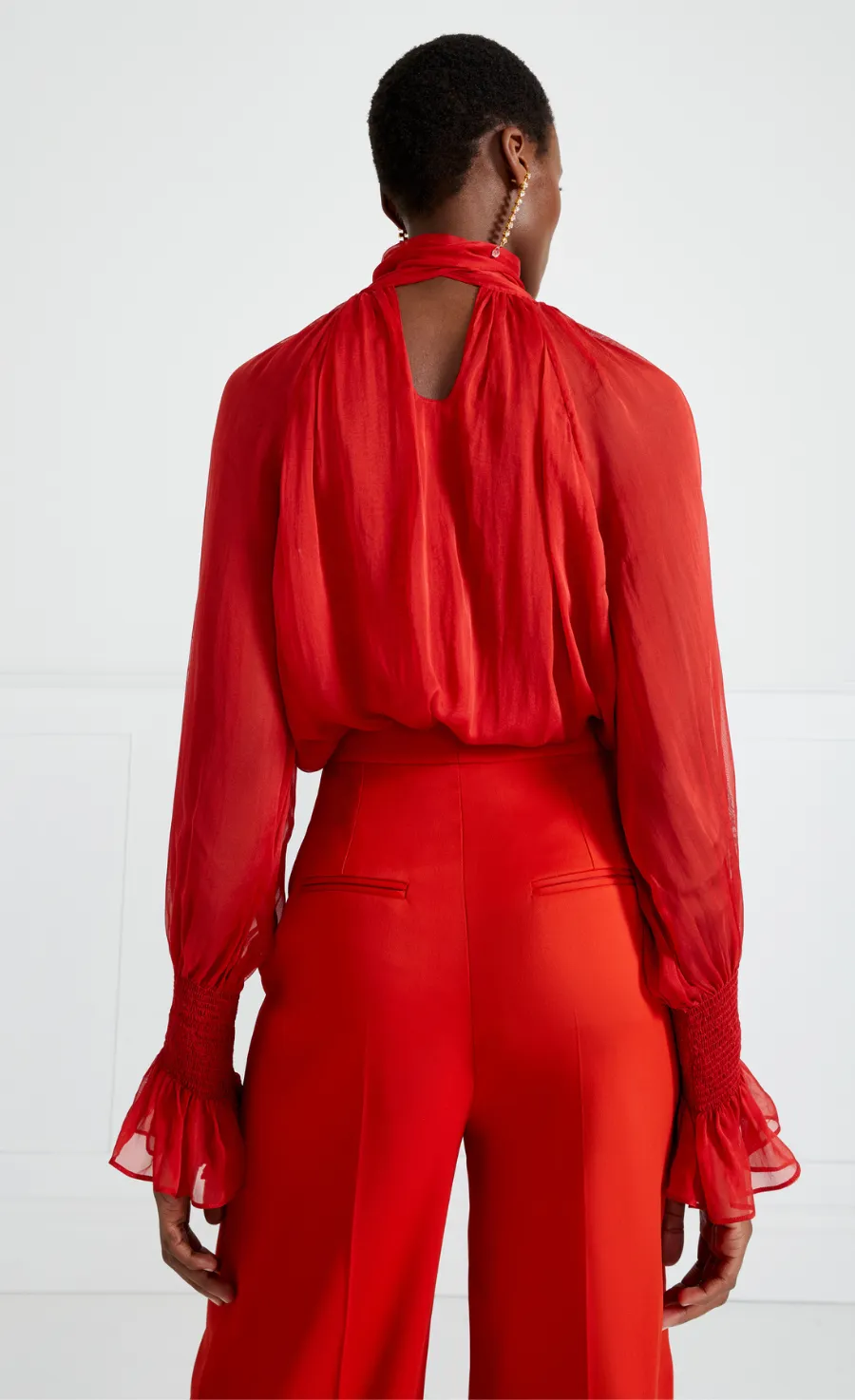 Quintette Blouse - Poppy Red
